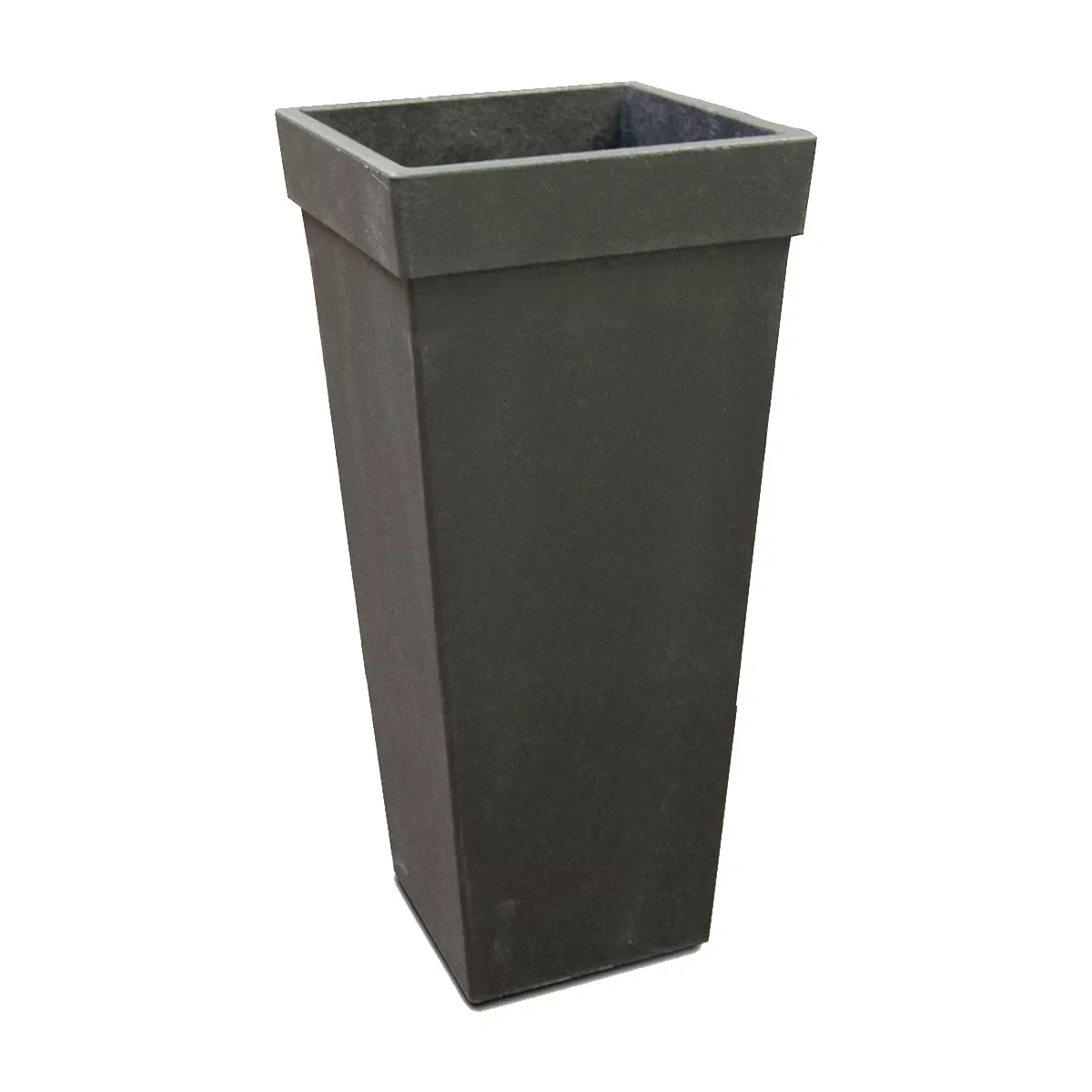 YZL Tapered Square Recycled Self Watering Planter Black
