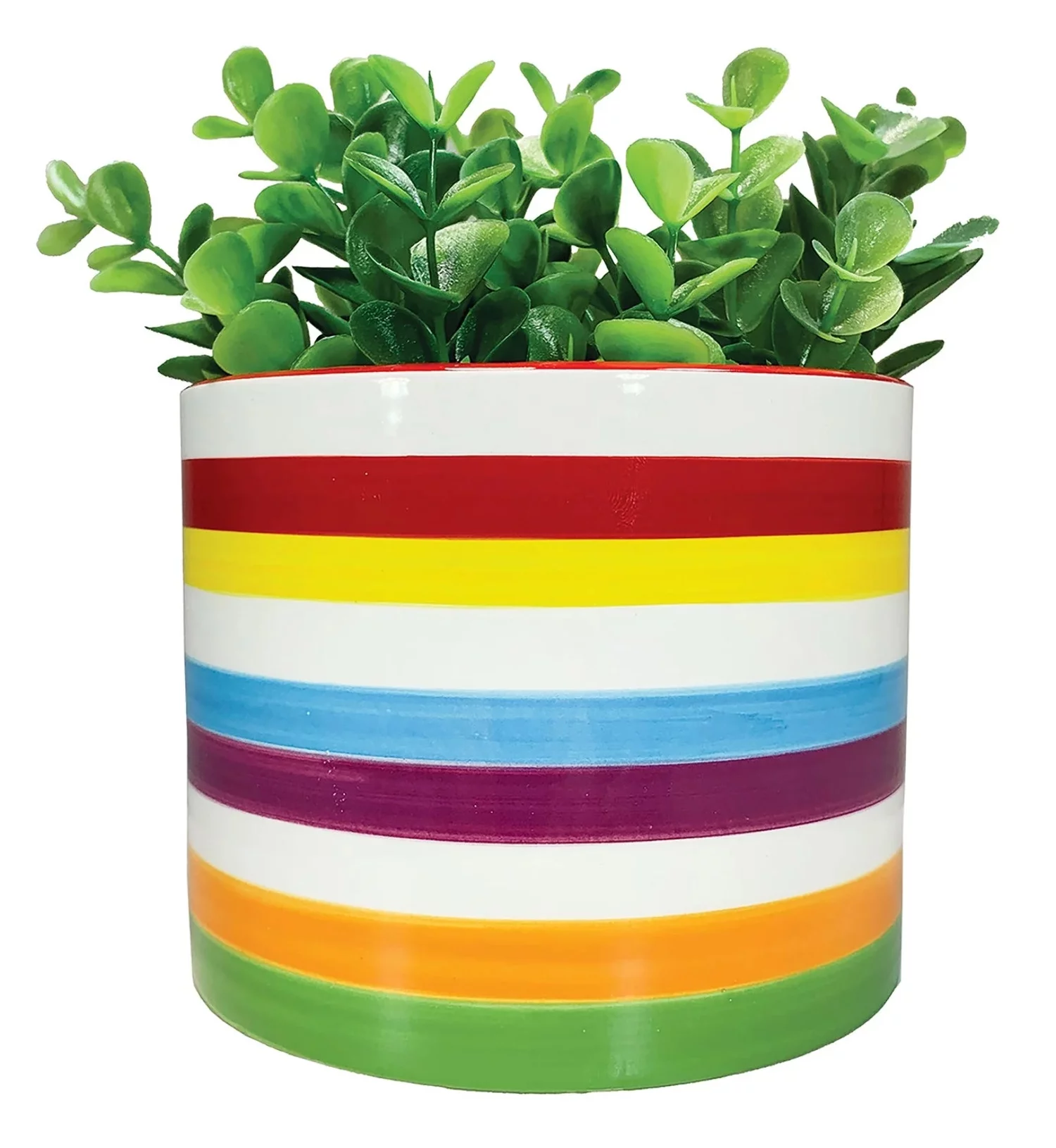 Streamline Imagined Retro Rainbow Planter