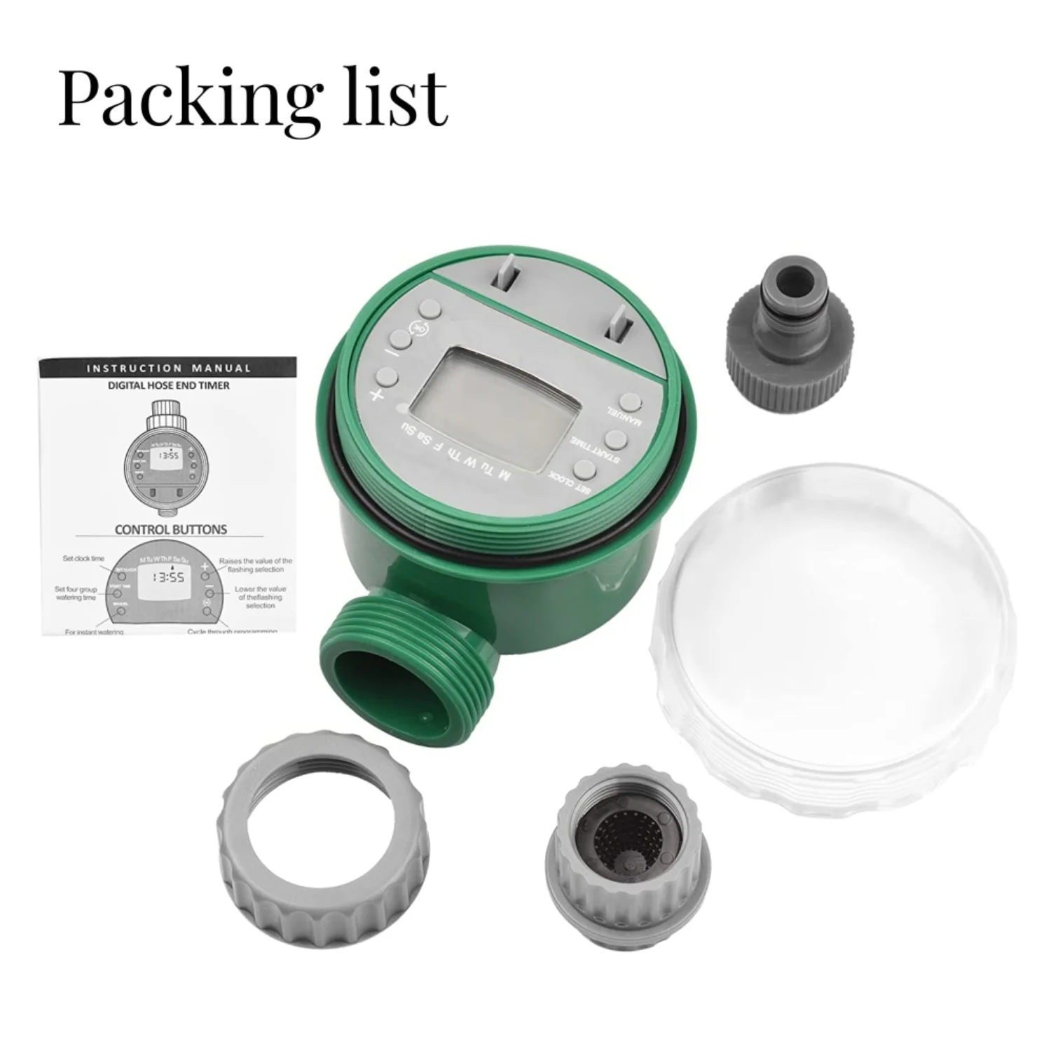 Intelligent Programmable Digital Watering Timer for Garden  Lawn  Courtyard  and Greenhouse - Automatic Irrigation Equipment with Smart Features