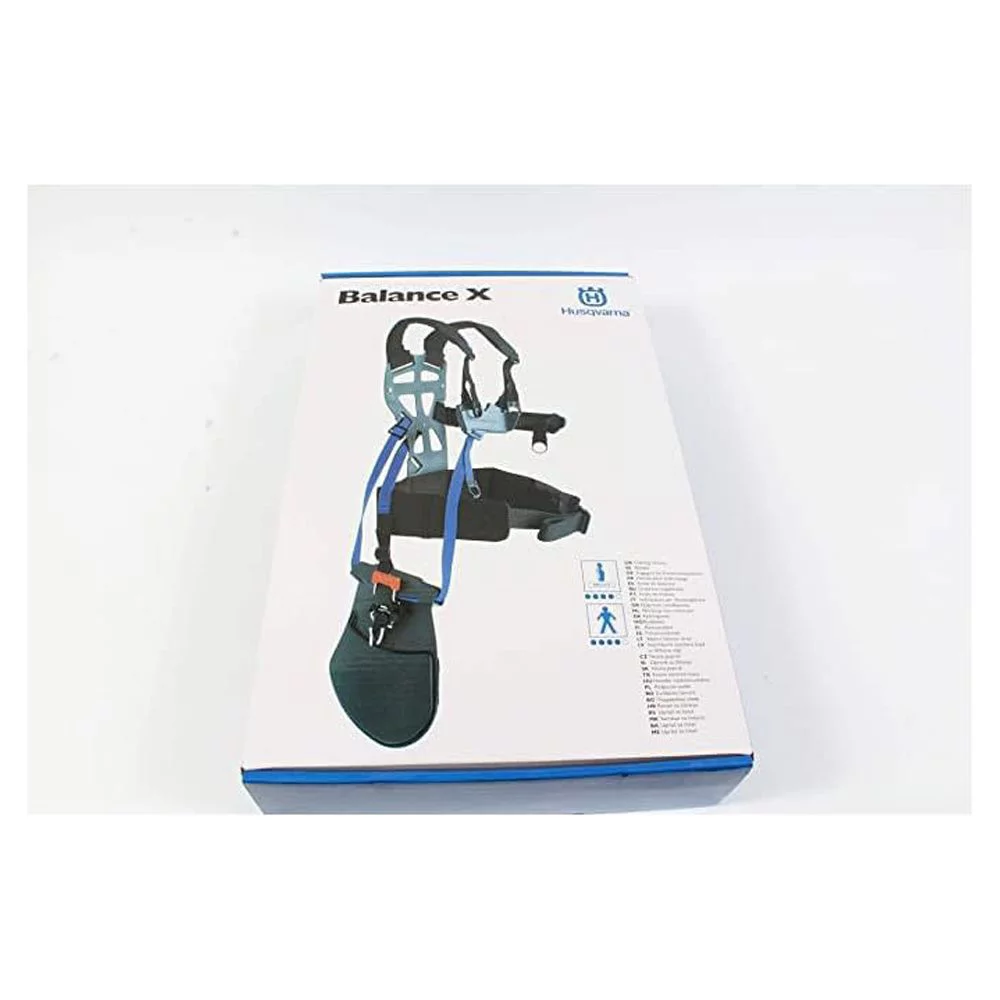 Husqvarna Balance X Trio Brush Cutter Trimmer Harness Black
