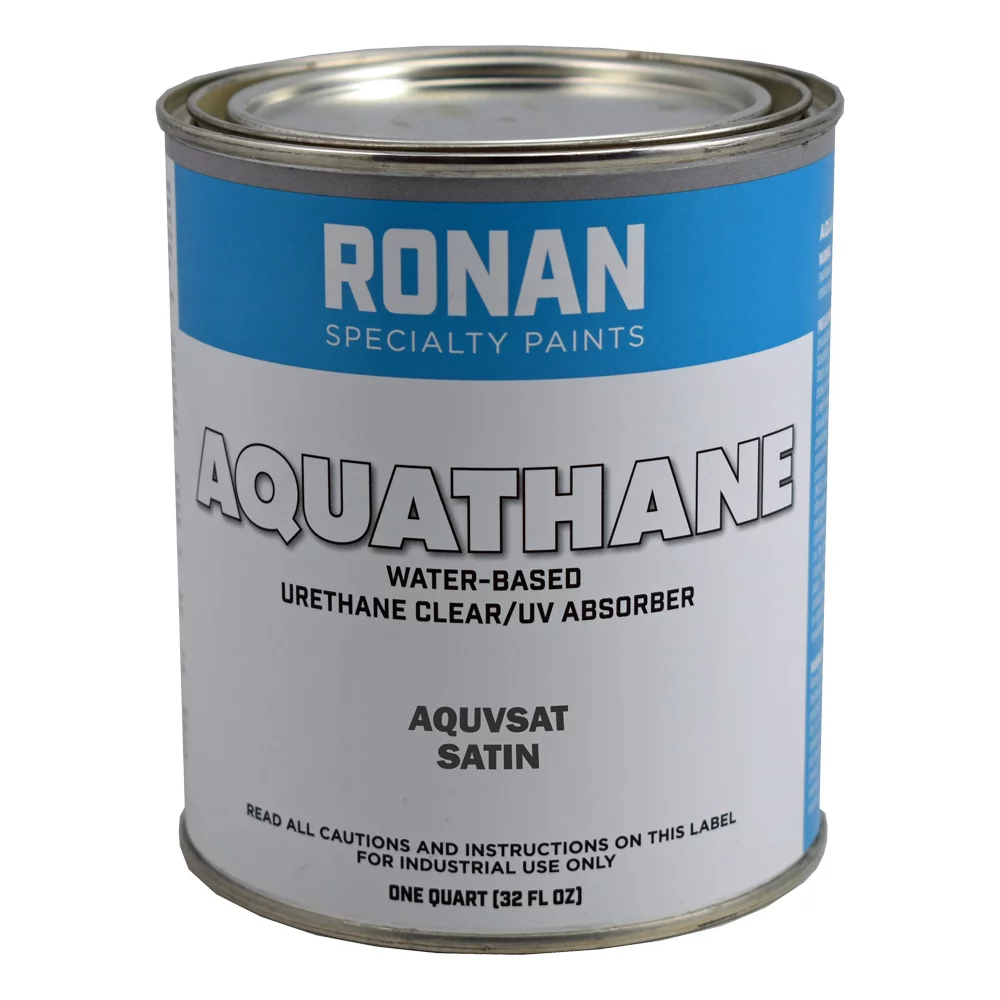 Ronan Specialty Paints, Aquathane UV Absorber, Satin, 1 Quart Can (AQUVSAT)