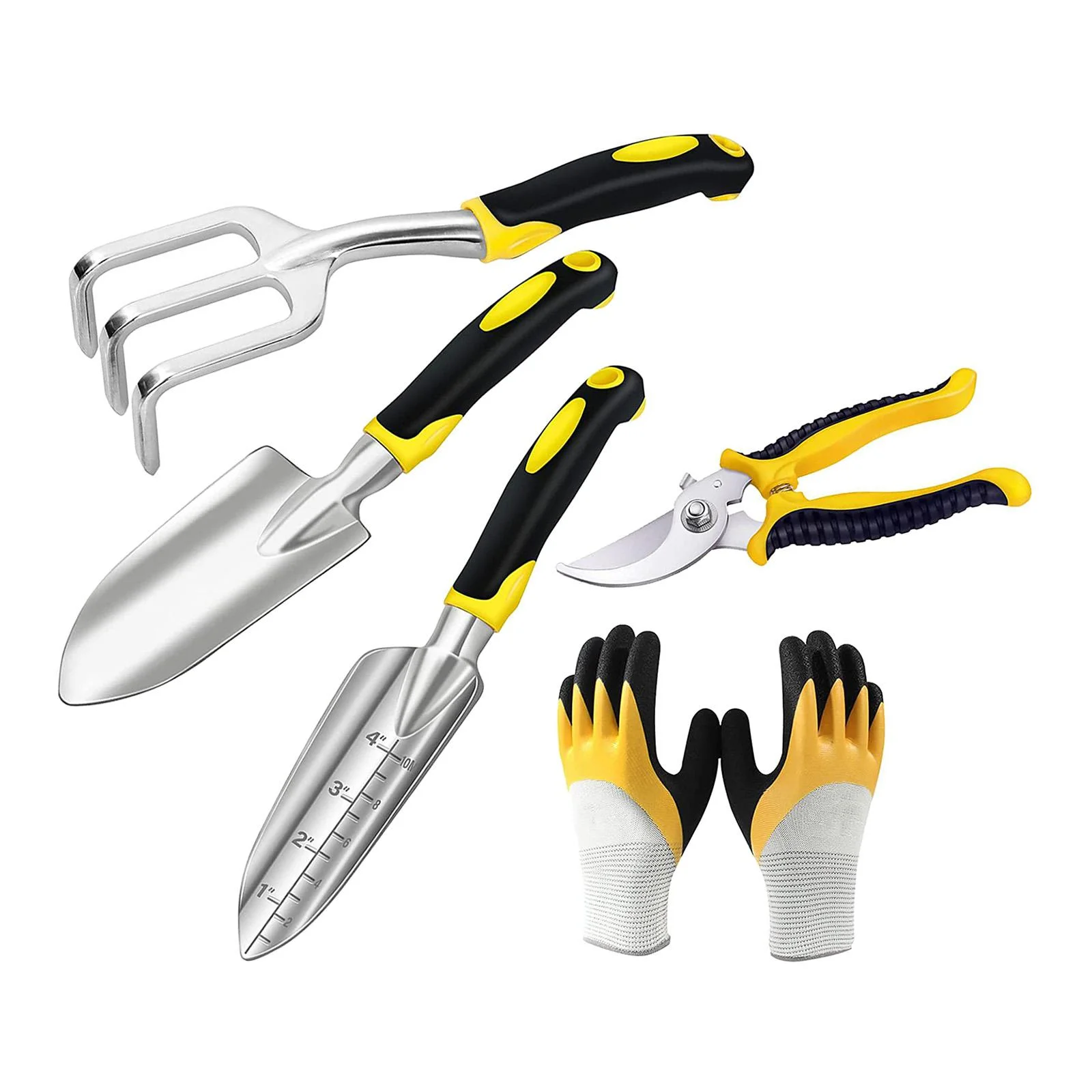 Heavy Duty Garden Tool Sets Ergonomic Handle Non Tool for Turning Aerating