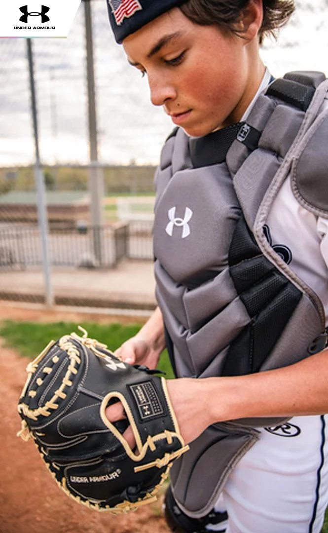 Under Armour Pro 4 NOCSAE Catcher's Equipment Gear Set Intermediate 12-16, Graphite