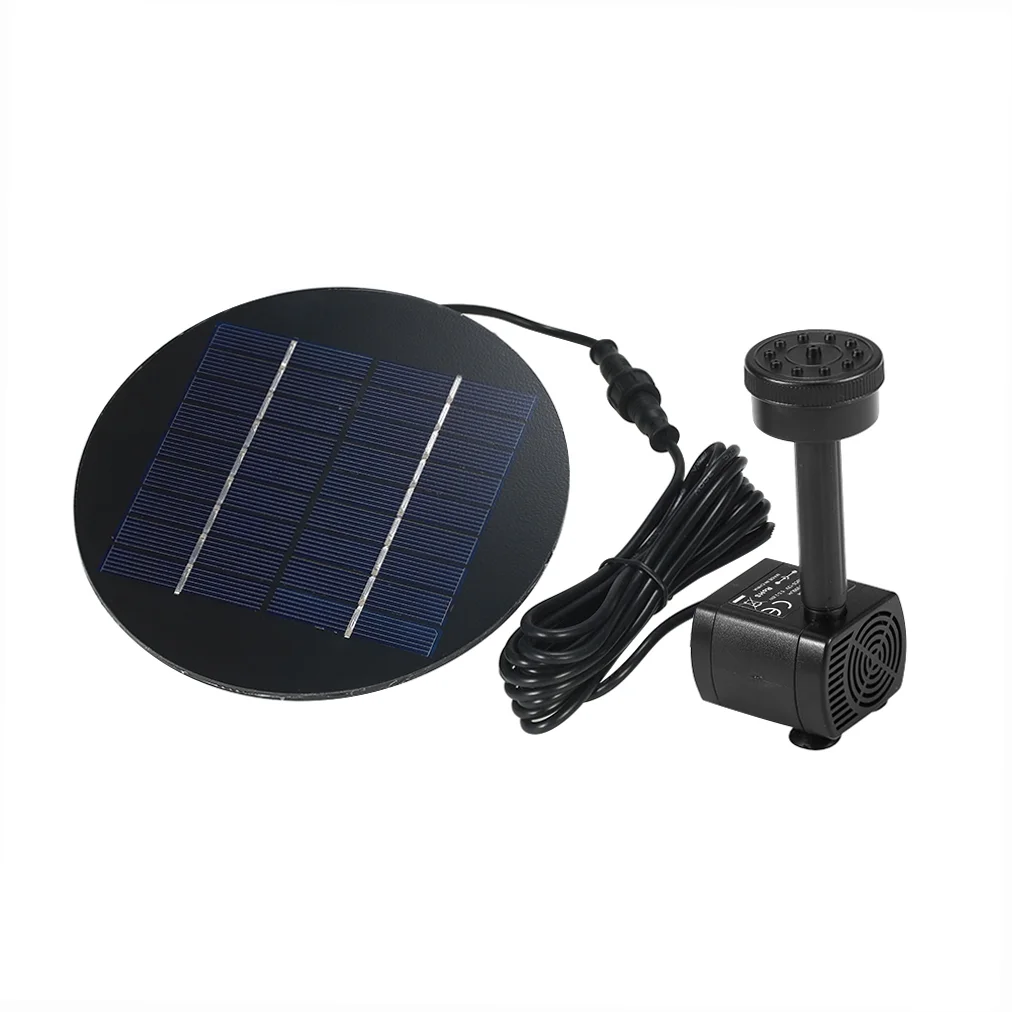Fountain,Powered Submersible Water Pump Kit Bath Panel Solar Powered Solar Panel Solar 1.8w Solar Panel Solar Powered Submersible Water Pump 9v 1.8w Solar Kit Bath Pond Huiop Iuppa Dsfen