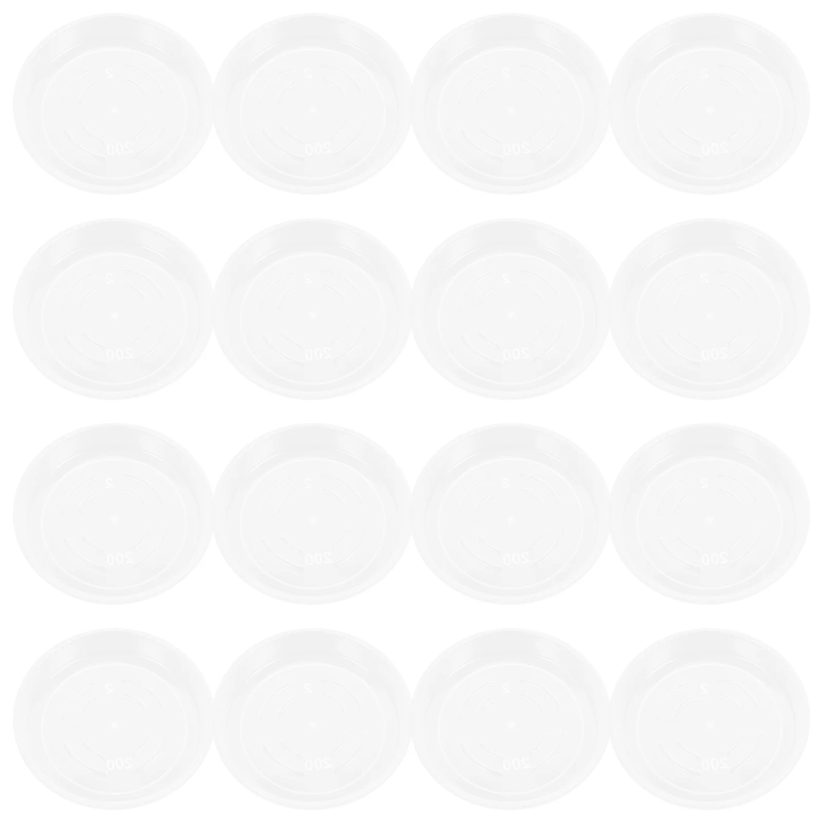 Plant 30 Pcs Flowerpot Trays Gardening Water Holder Square Container Base Plastic