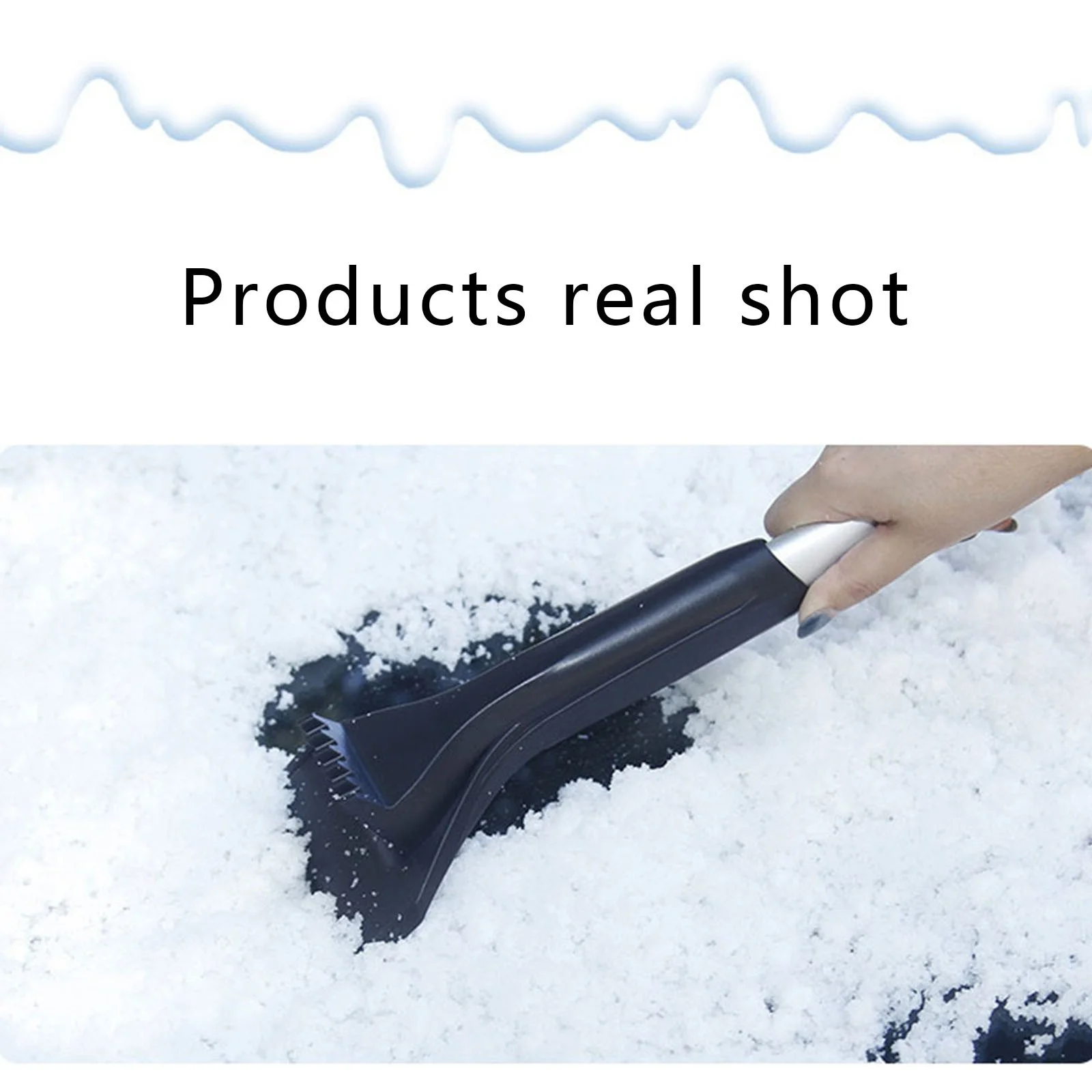QNFEPKG Three In One Snow Shovel Sponge Snow Shovel Detachable Telescopic Long Handled Snow Brush Multi Functional Aluminum Alloy De Icing Shovel