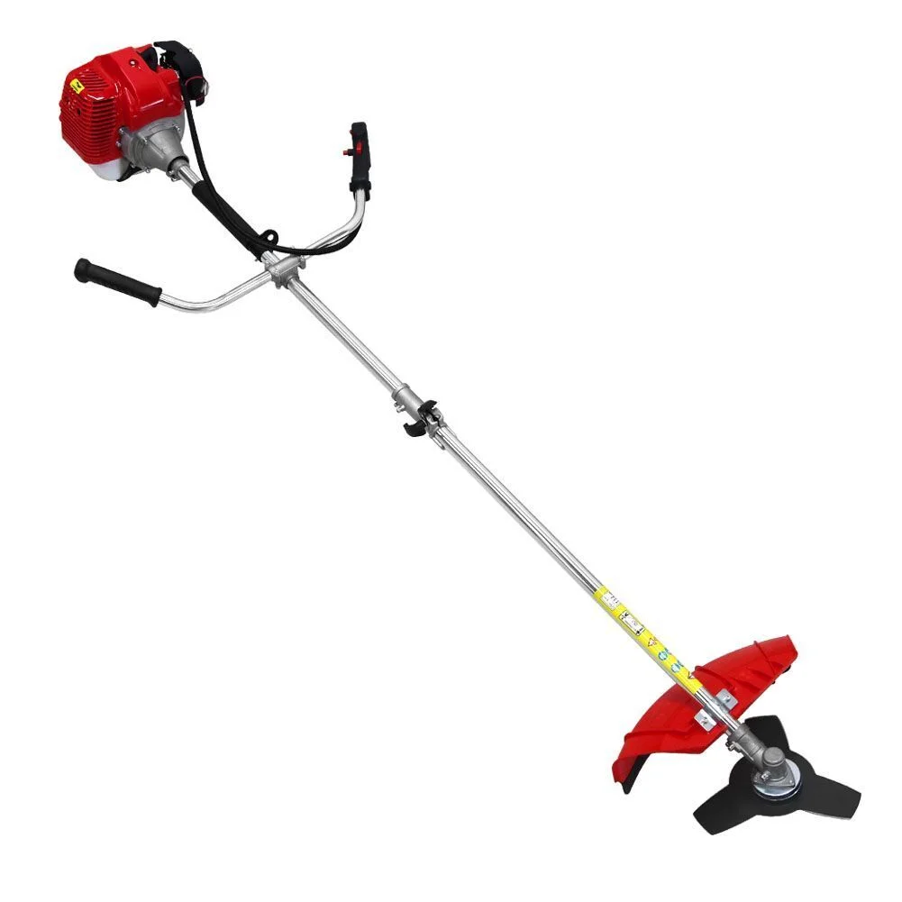 Straight Shaft String Gas Trimmer 2 Stroke 52 CC Weed Grass Eater Brush Cutter
