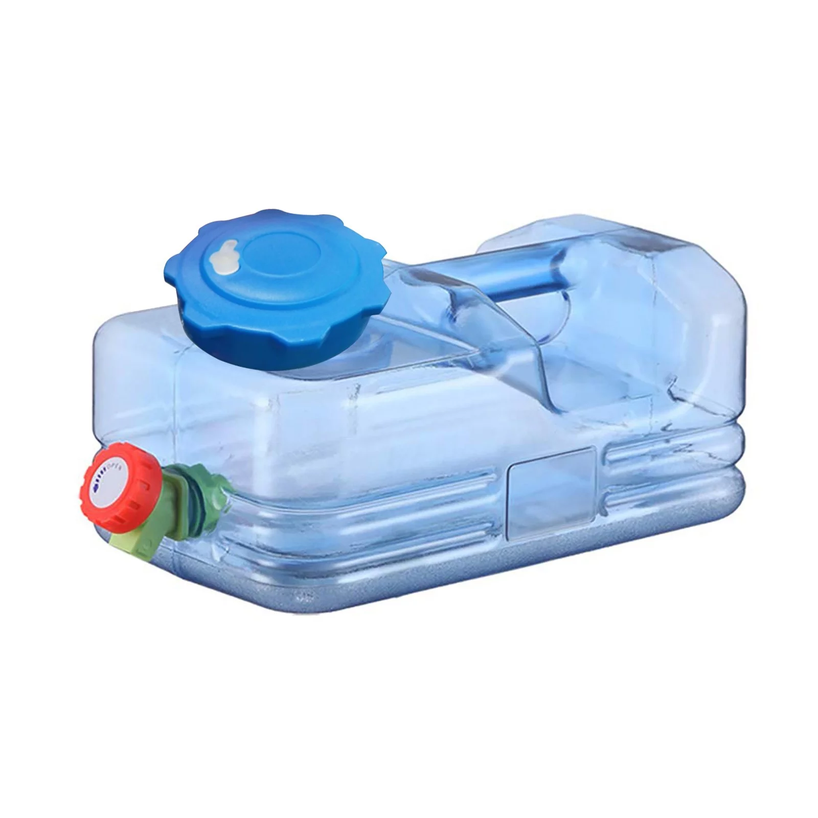 5.5L Water Tank Vehicle Portable Water Tank With Handle Food Tank With Faucet Suitable For Travel Camping Barbecue Fishing