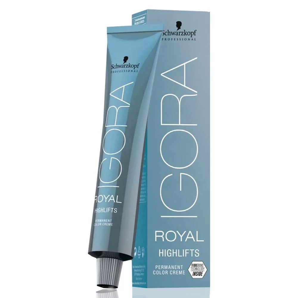 Igora Royal 12-2 Special Blonde Ash Highlifts Permanent Hair Color and Goomee The Markless Hair Loop Single Pack Diamond Clear (Bundle 2 items)