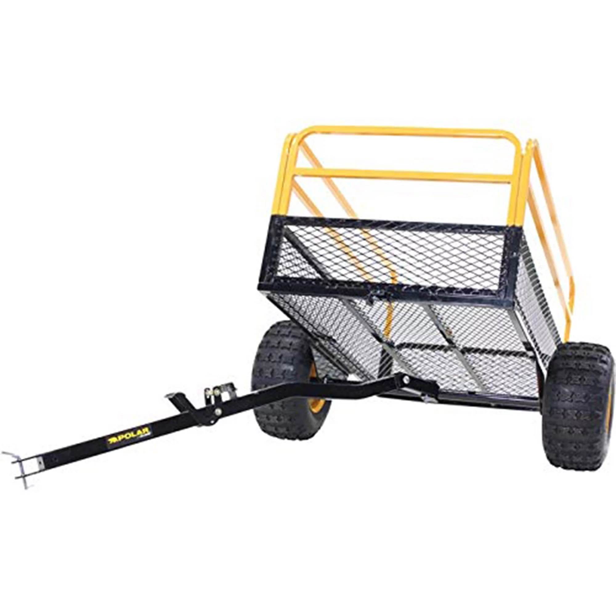 Clam Polar Trailer Utility Trailer, Black/Yellow