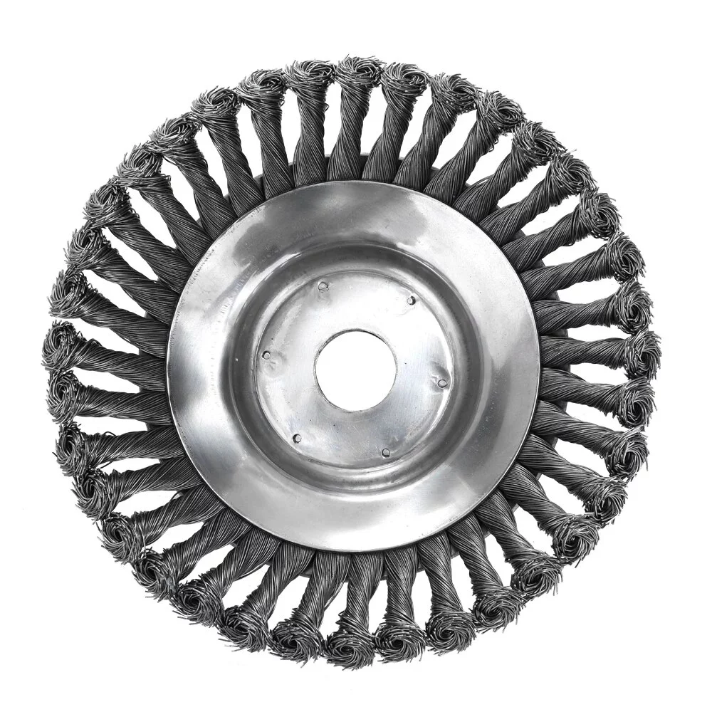 Wire Trimmer Blade Steel Wire Wheel Garden Blade Trimmer Metal Blades Trimmer Head Garden Grass Trimmer Head 6