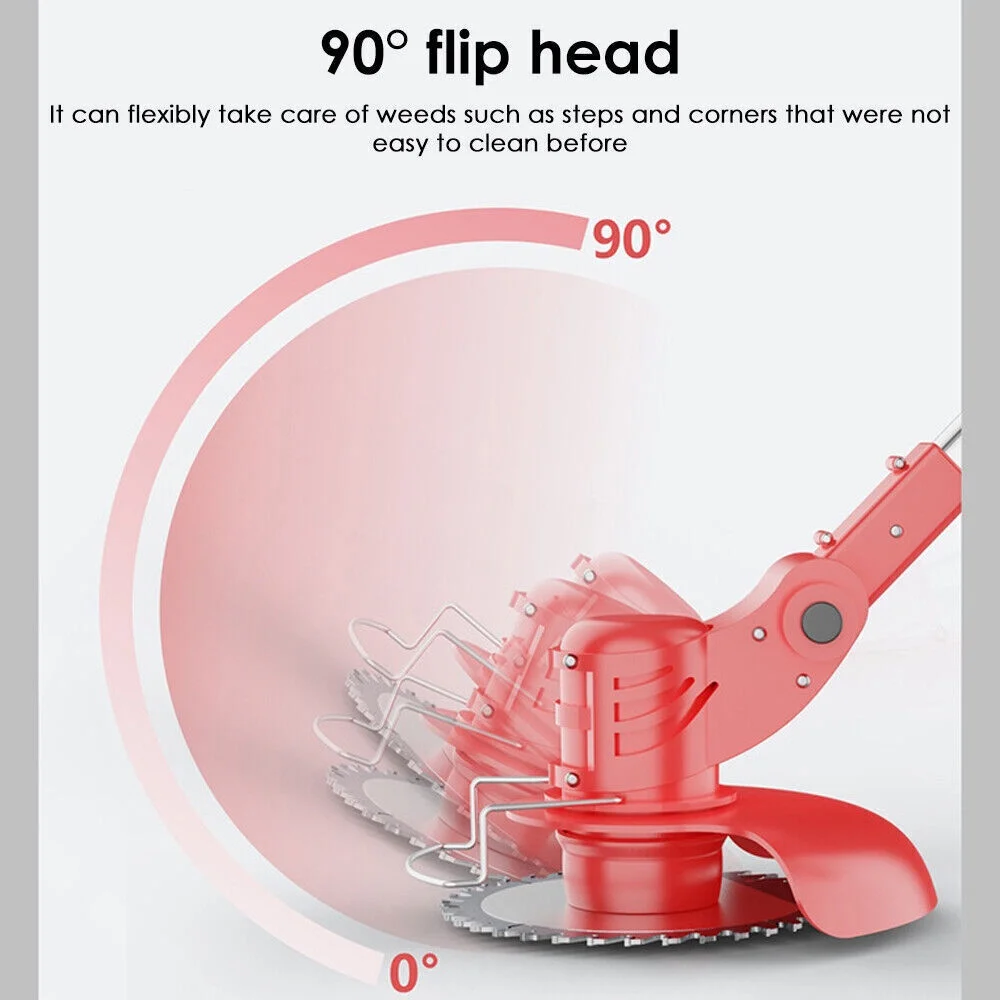 Electric Weed Lawn Edger Cordless Grass String Trimmer Cutter + 2 Battery NEW US