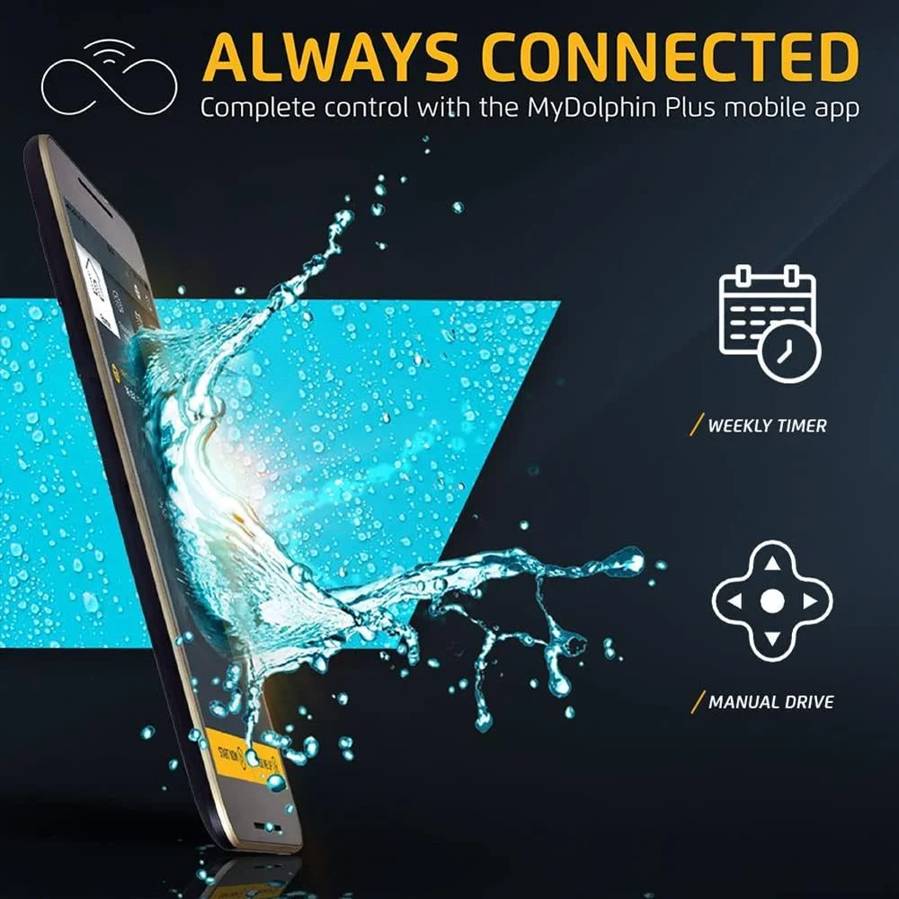 Dolphin Explorer E30 Wi - Fi Robotic Pool Vacuum Cleaner up to 50 FT - Bundle with Ultra Fine Filter