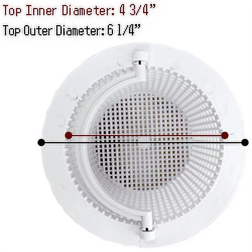 Standard Skimmer Basket for Above-Ground Pools 4 3/4