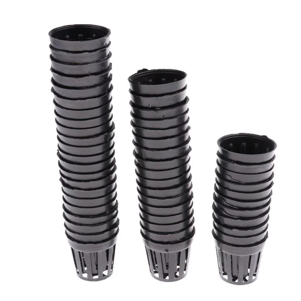 100pcs Pot Baskets Aquarium Aquatic Water Plant Grass Cultivate S