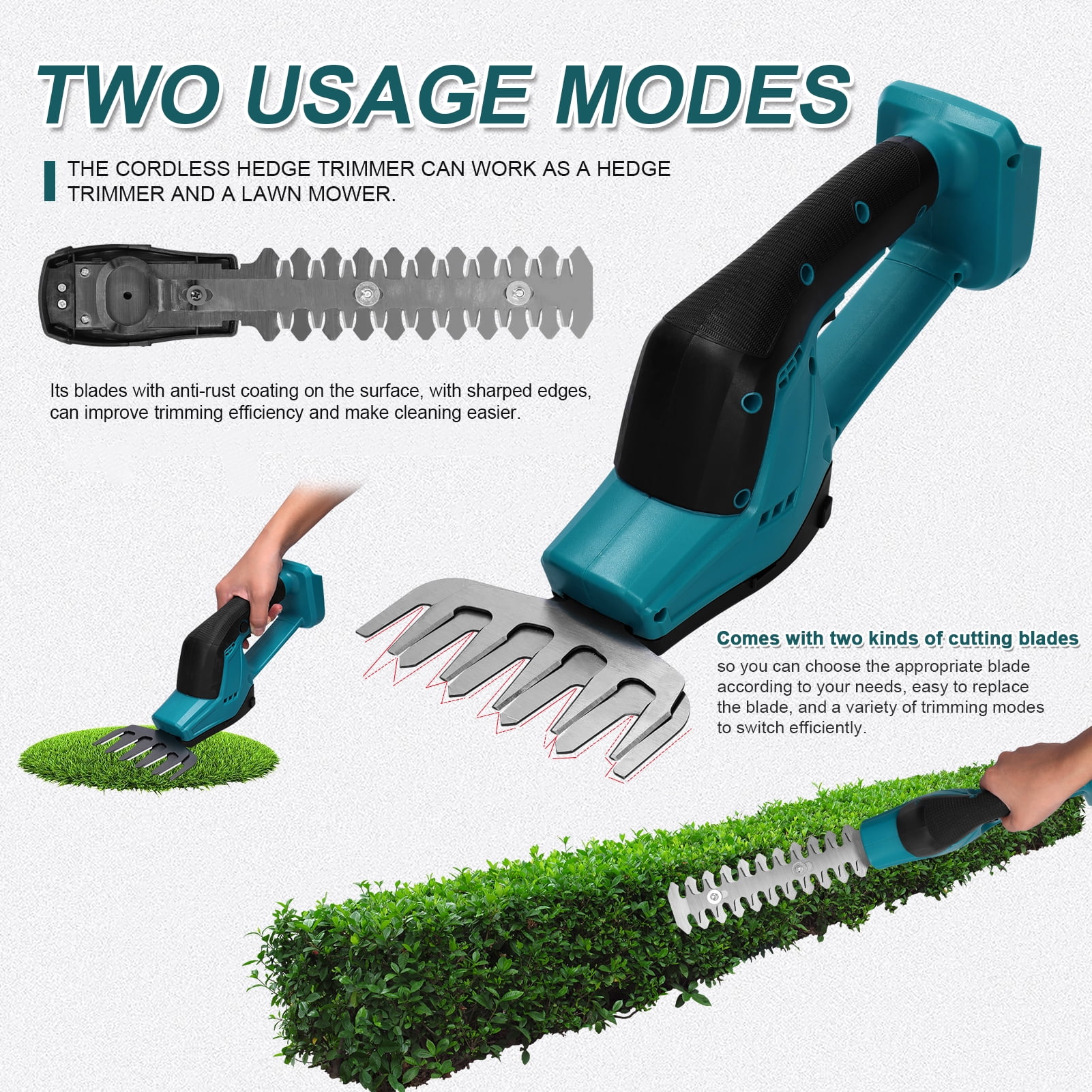 GoolRC Hedge trimmer,Weeder Mower Tool Branch Shears Lawn Fence Weeder Mower Shears Lawn Fence Cutter Branch Shears Lawn Fence Weeder Huiop Eryue Siuke Havou