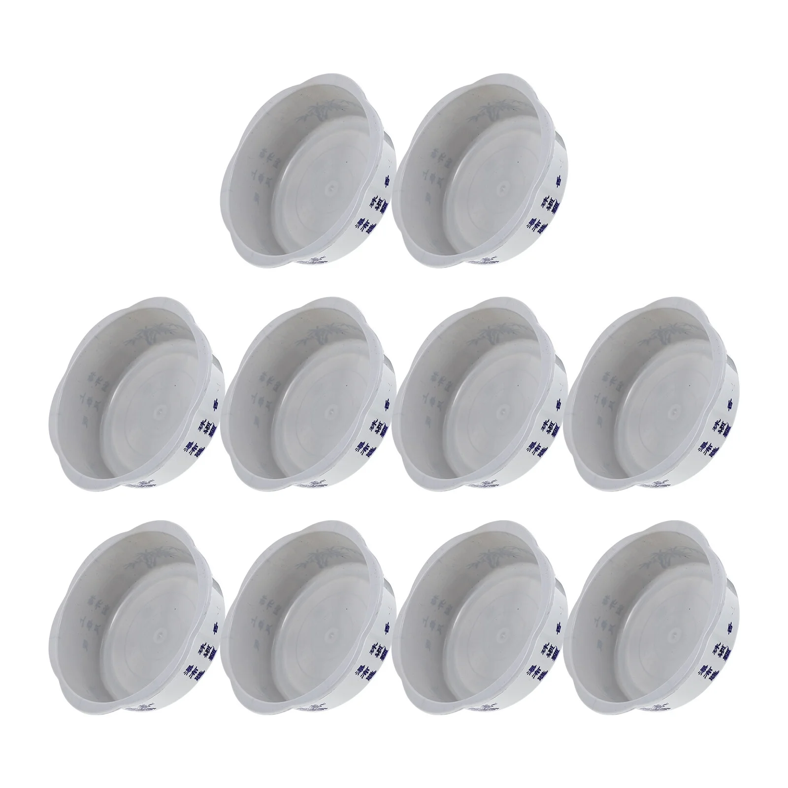 10pcs Plastic Water Lily Flowerpots Daffodil Hydroponic Planting Flowerpots