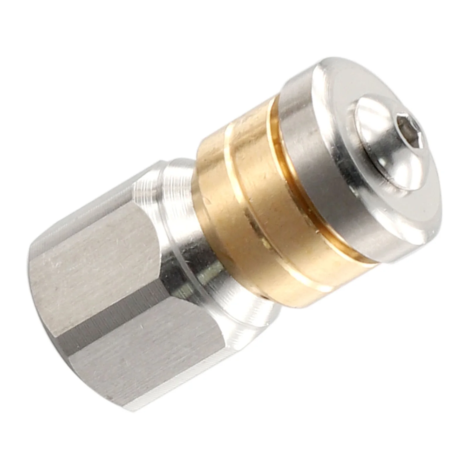 3 PCS Sewer Jetter Rotary Nozzle 1/4 in Pressure Washer Hose Quick Connect