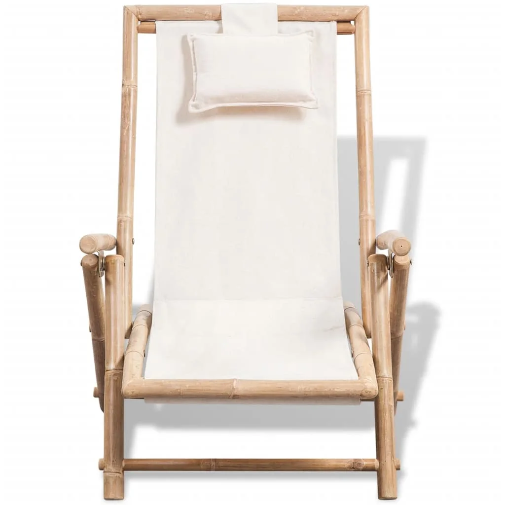 Carevas Outdoor Deck Chair Bamboo