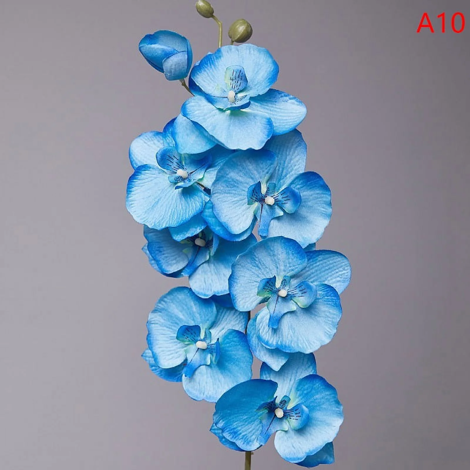8-Heads Artificial Butterfly Orchid Fake 3D Phalaenopsis Simulation Flower Real Touch Plants Wedding Home Christmas Decoration