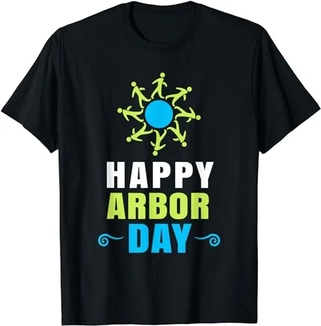 Happy Arbor Day Shirt Recycling Shirt Earth Day Arbor Day T-Shirt