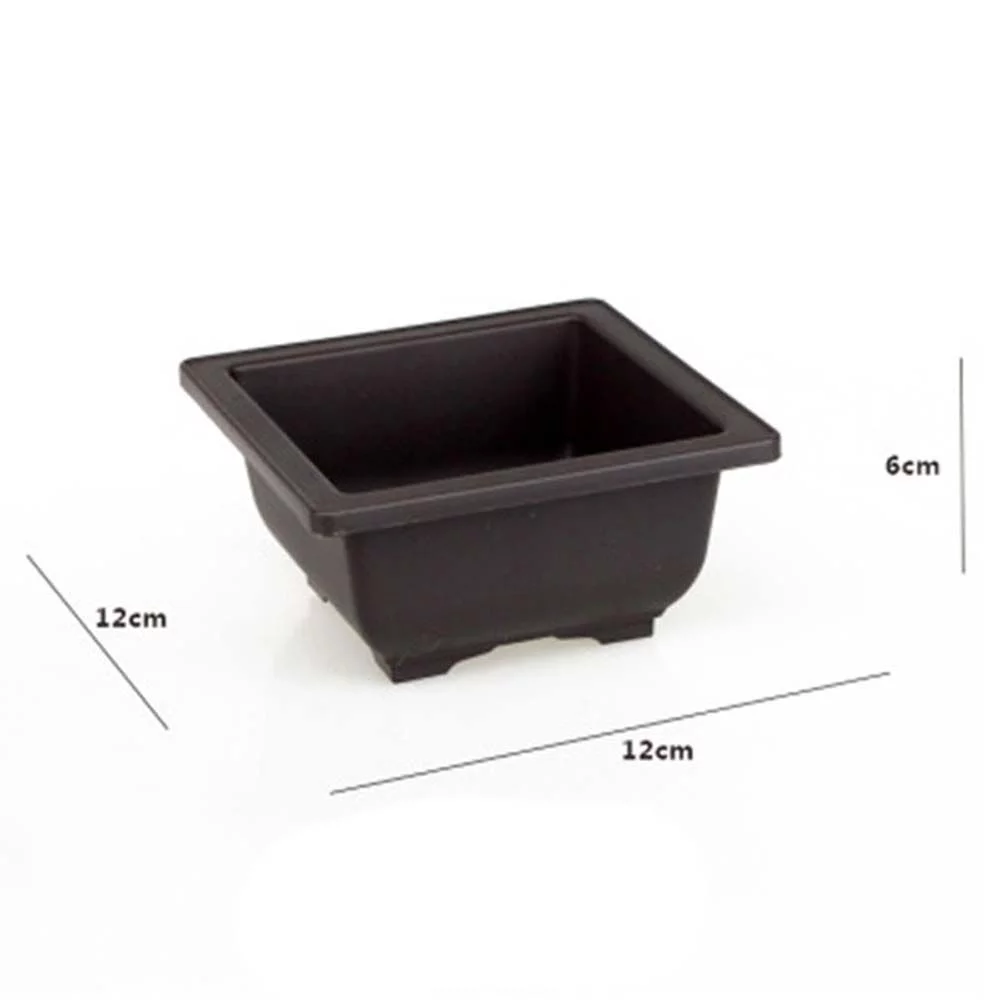 Plastic Balcony Home Decor Square/Rectangle Planters Garden Supplies Nursery Pots Bonsai Pots SQUARE S