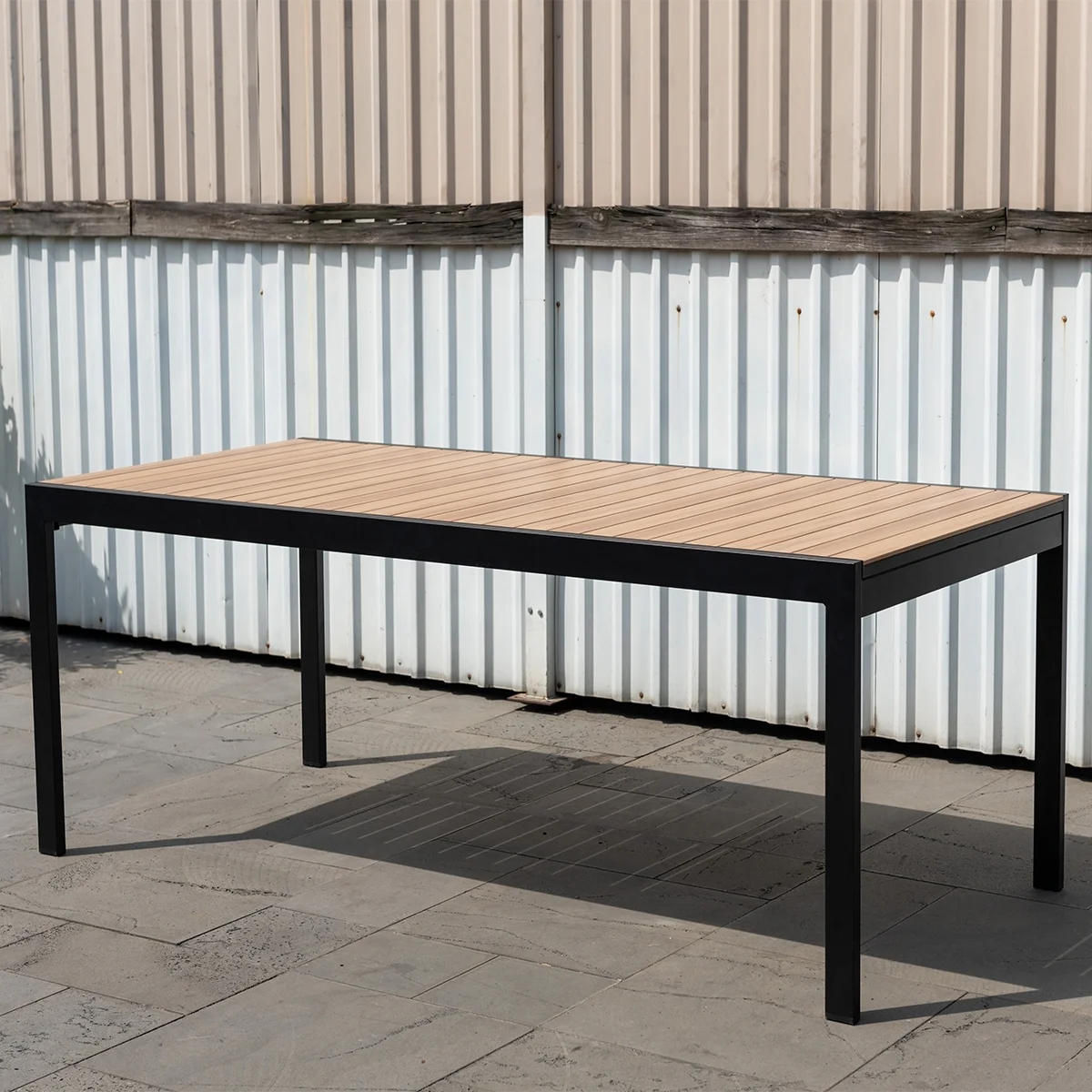 Amazonia Saint Denis Maintenance-Free Aluminum Extendable Patio Dining Table