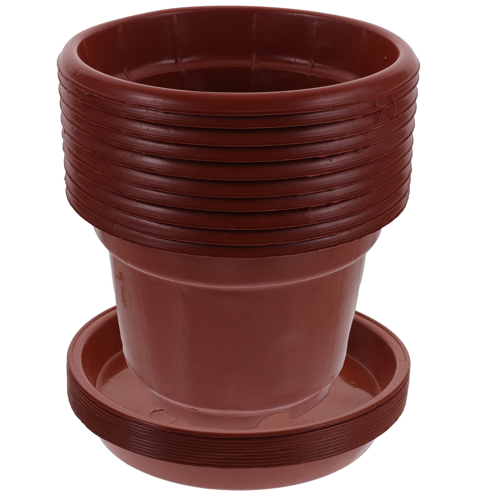 10 Pcs Flowerpot Living Room Plant Plants Indoor Starting Pots Grow Potted Plastic