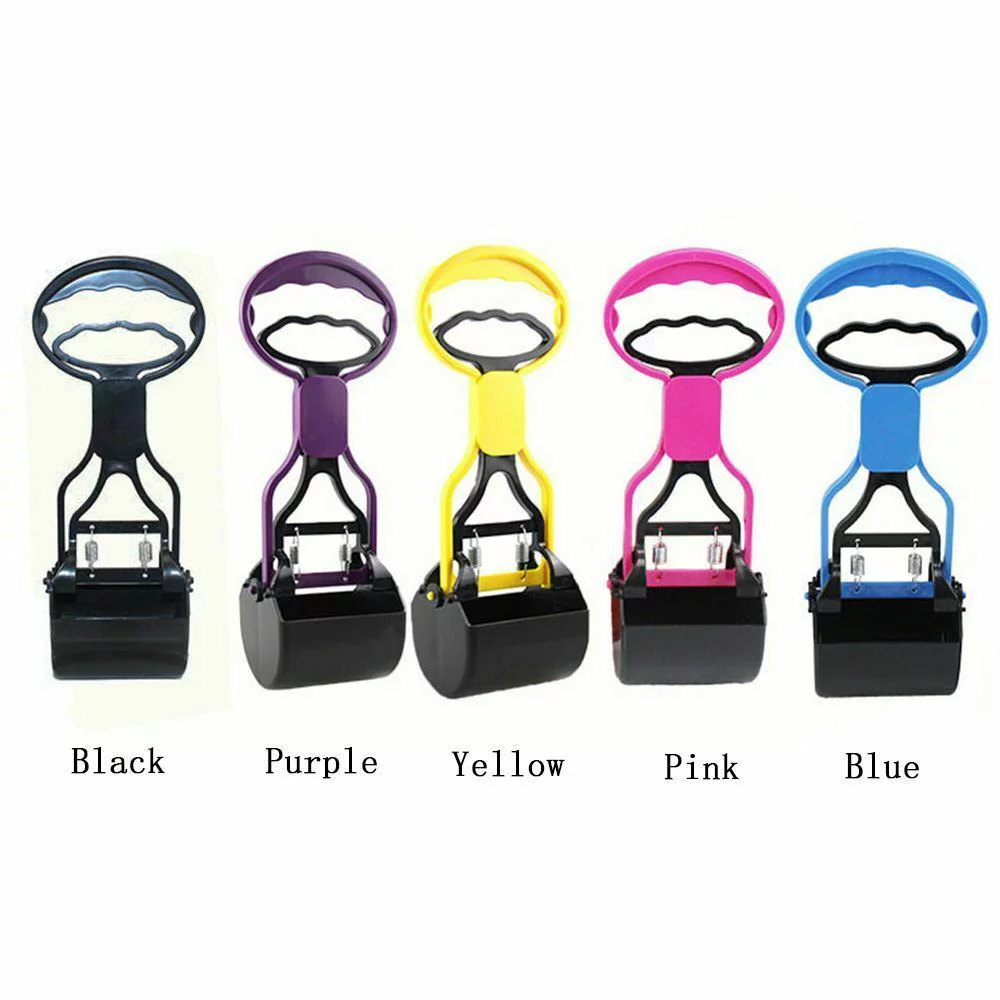 Outdoor Portable Walking Professional Grabber Picker Poop Scoop Cleaning Shovel Pet Dog Pickup Pooper BLACK