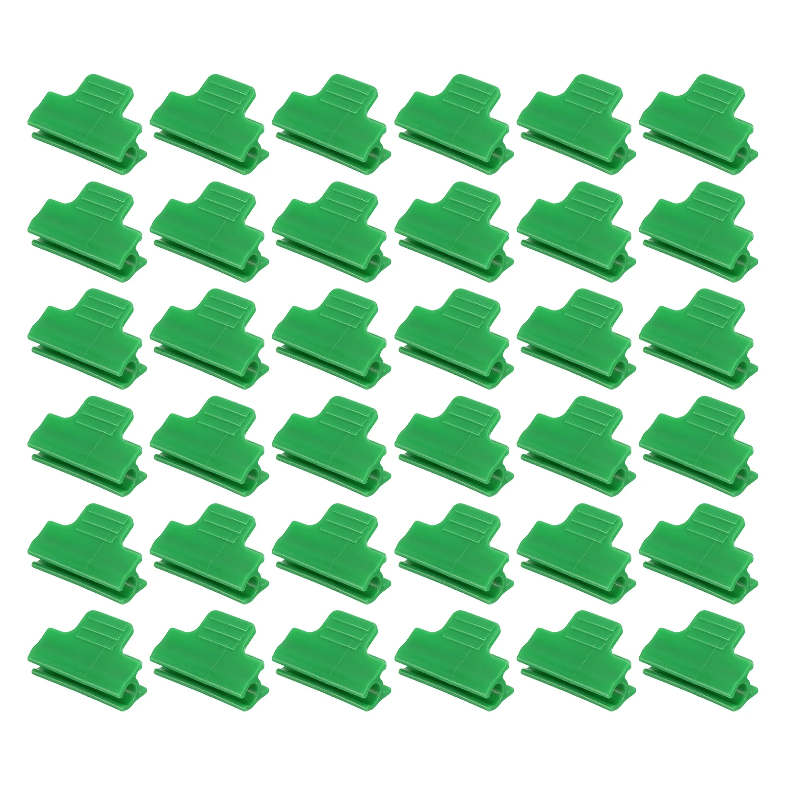 Uxcell Greenhouse Clamps Garden Film Row Cover Clips for 8mm Pipe, Green, 40 Pack