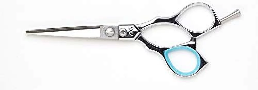 Japanese Beauty Shears/Scissors S500 Shear - Removable Finger Rest And Classic, Offset Ergonomic Handles - 5.0 In. Total Length