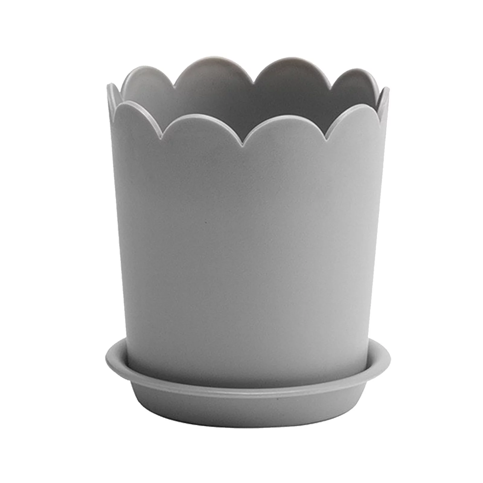 SUSHANG Thickened Plastic Planter in Style Resin Pot for Home Gardening Suitable for Balcony Roses and Greenery