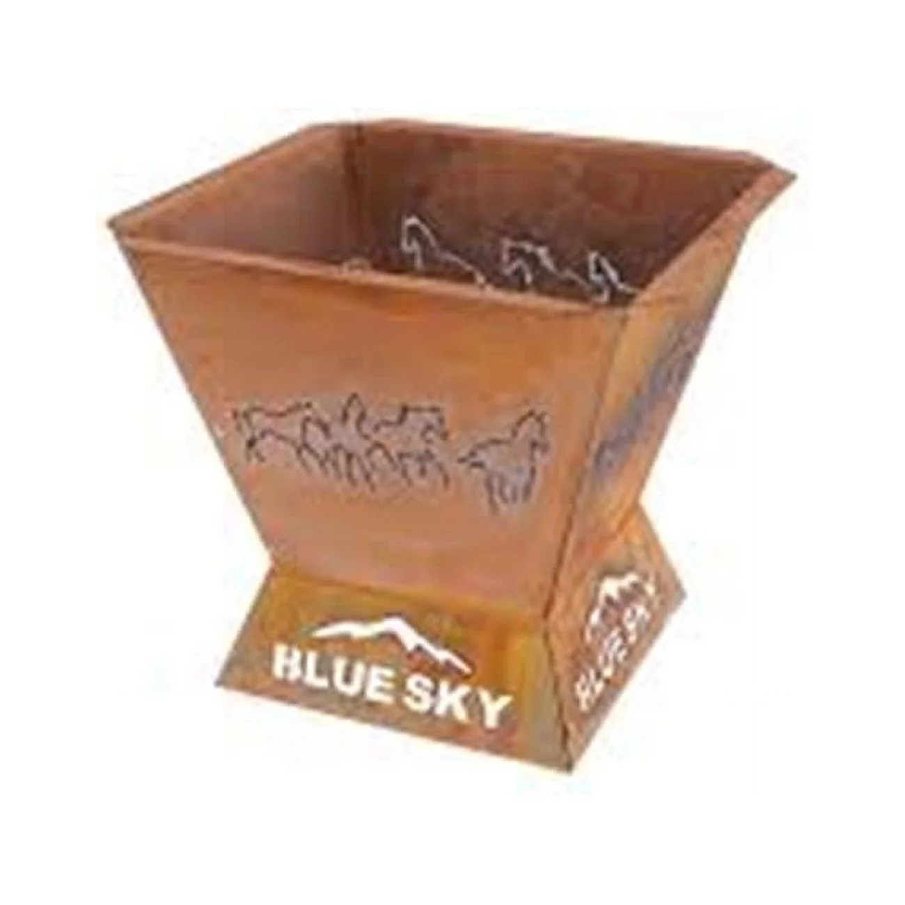 Blue Sky  29.5 in. Badlands Fire Pit, Horse