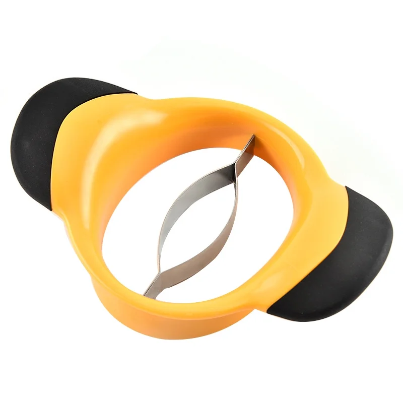 Fruit Cutting Tools Mango Cutting Tools Stainless Steel Mango Corer Mango Divider Kitchen Gadgets Yellow