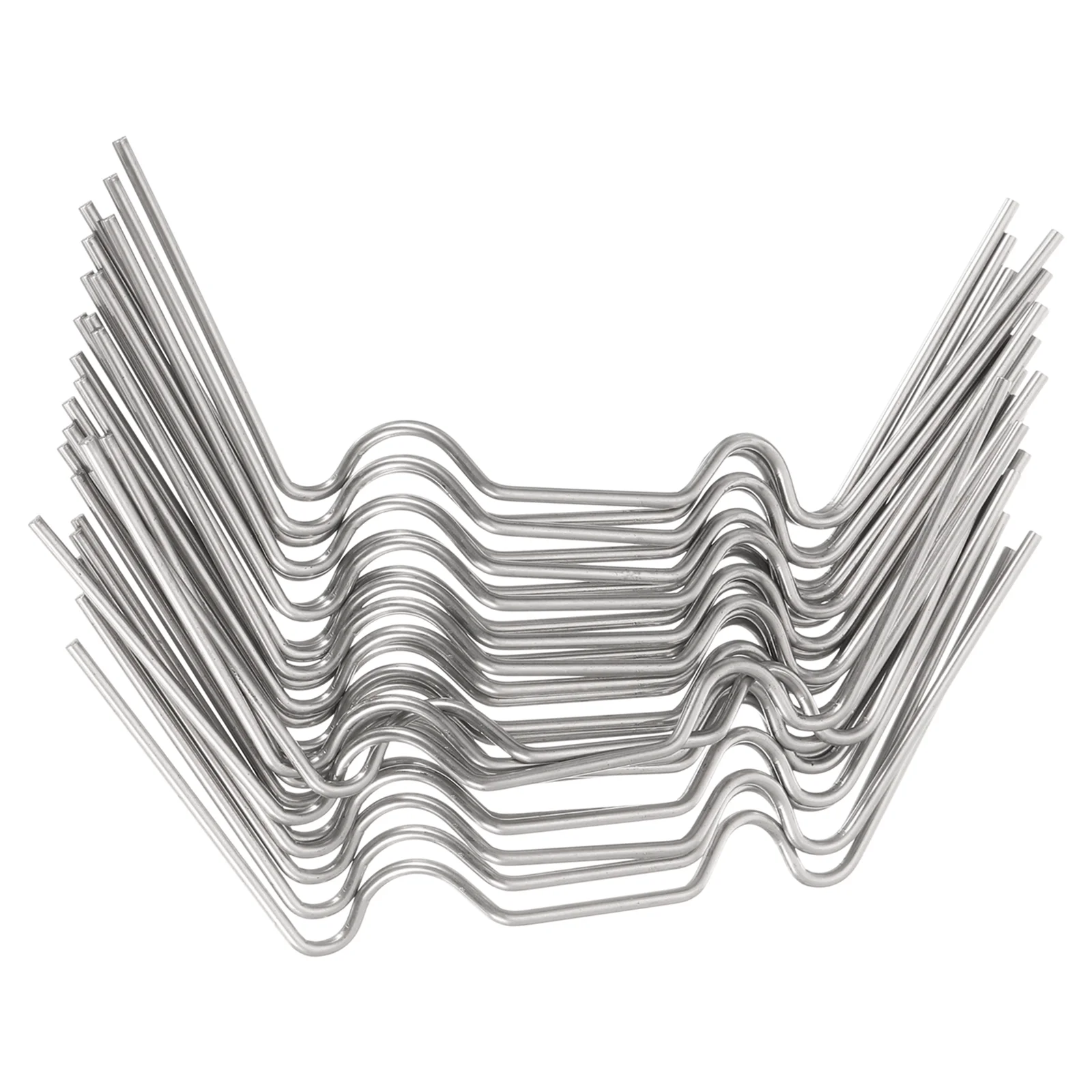 25pack Greenhouse Glazing Clips, 95mm Stainless Steel W Type Type Greenhouse Glazing Wire Clips Fixing Clips