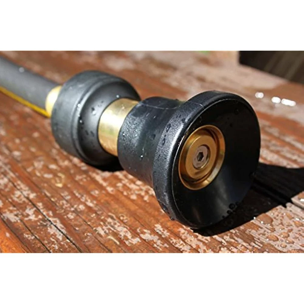 Garden Hose Nozzle Alloy​ Model HN-10AL Fireman Style High Pressure Fit Standard