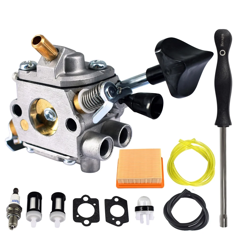 4283-120-0601 Carburetor Assembly for STIHL BR800 BR800X Carb with Spark Plug Primer Bulb Fuel Filter