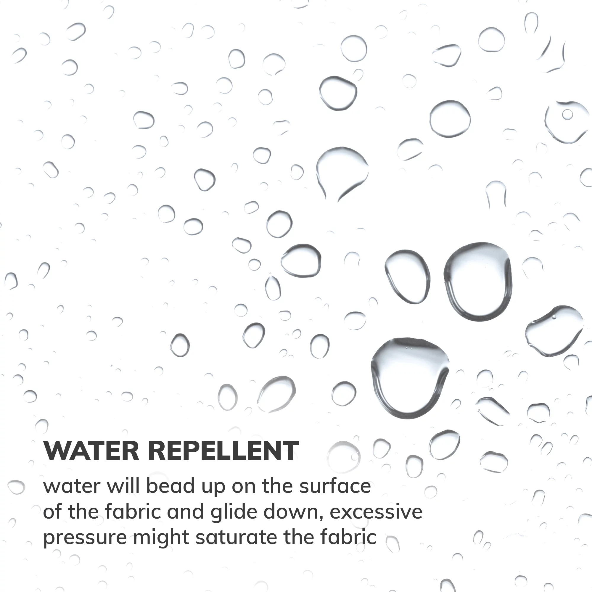 Zenna Home Norwich Water Repellent Fabric Shower Curtain Liner, 70