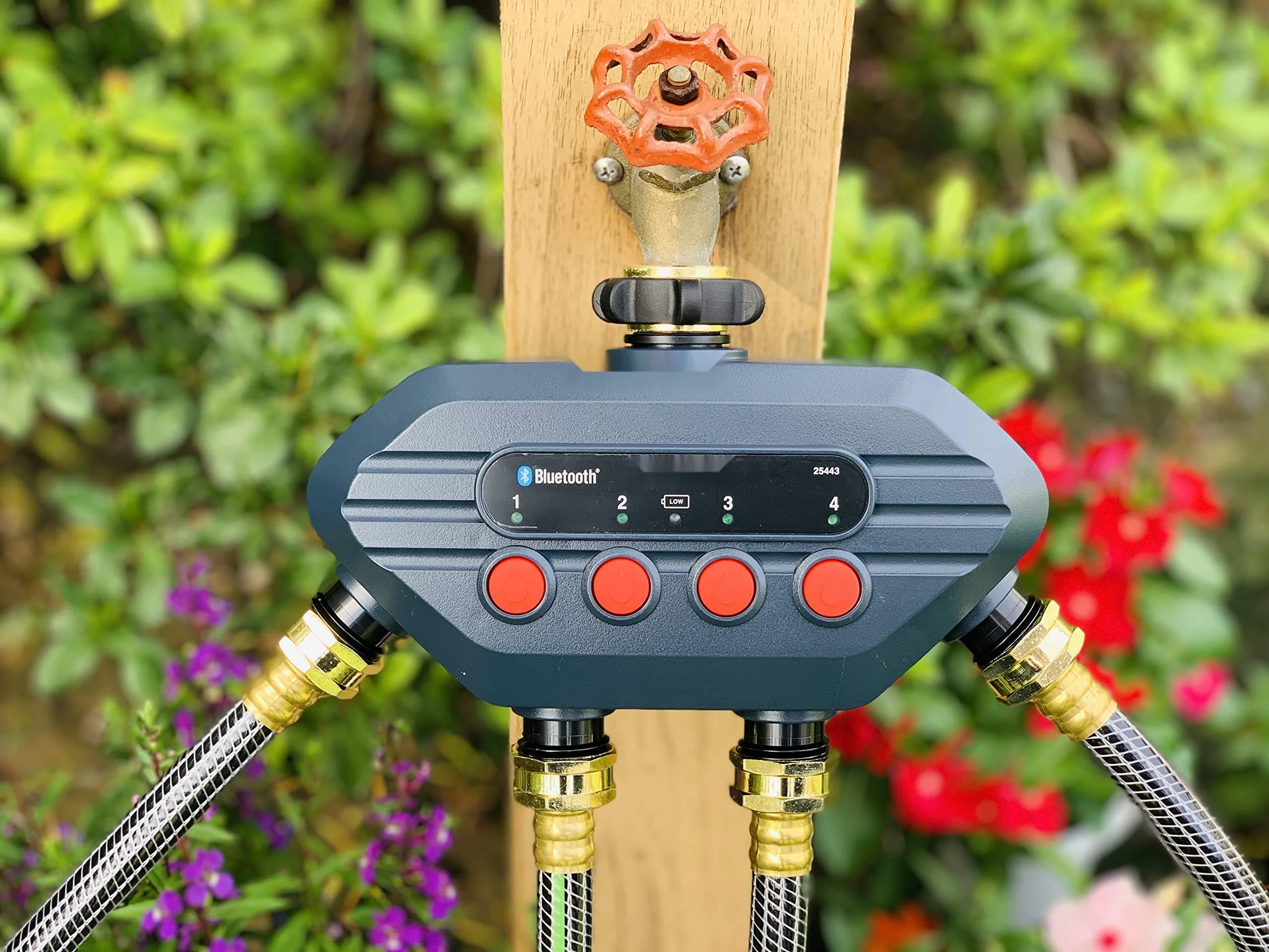 4-Zone Bluetooth Water Sprinkler Timer |, Stainless Steel Washers