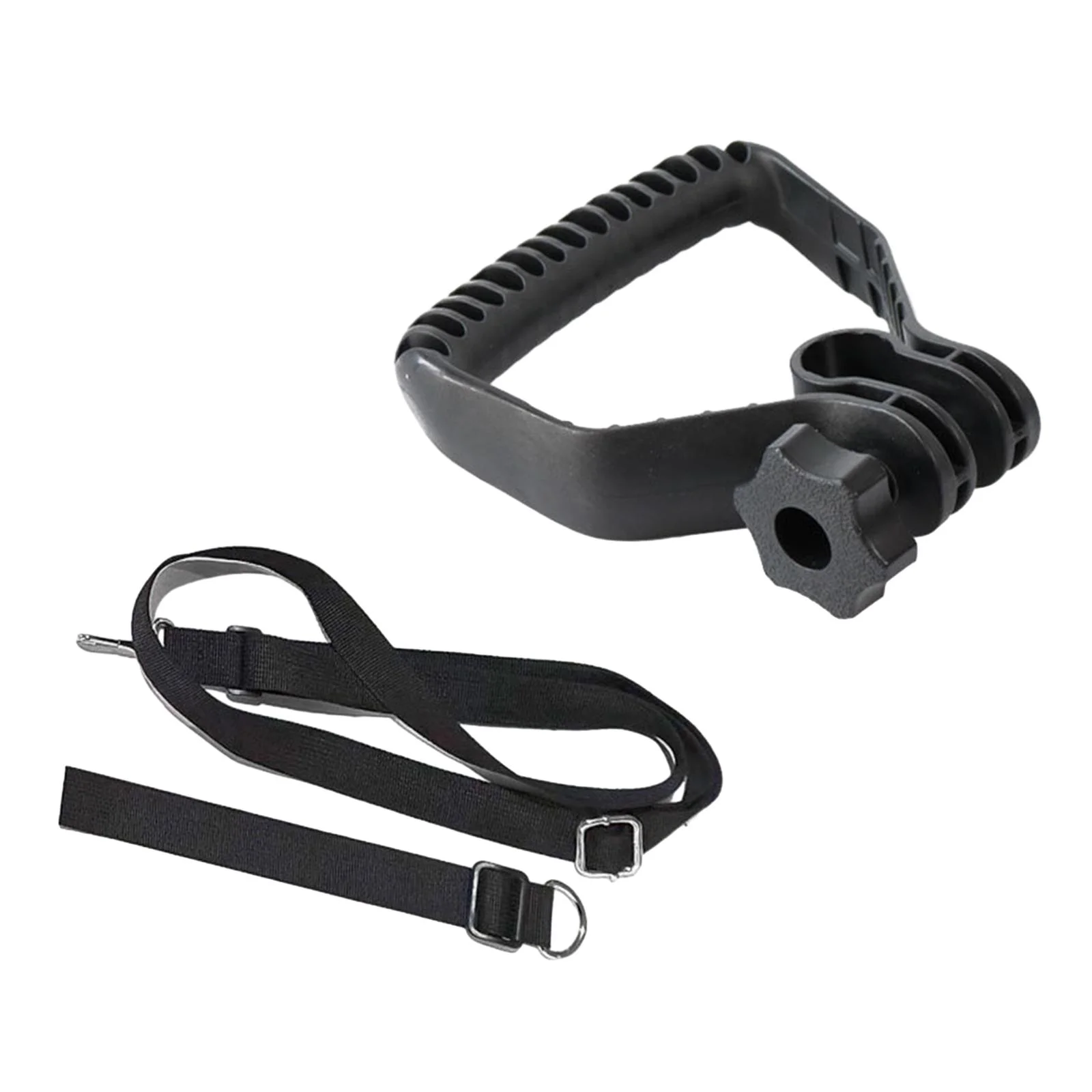 SunniMix Brush Cutter Replacement Handle with Ergonomic Universal Non-Slip Shoulder Strap