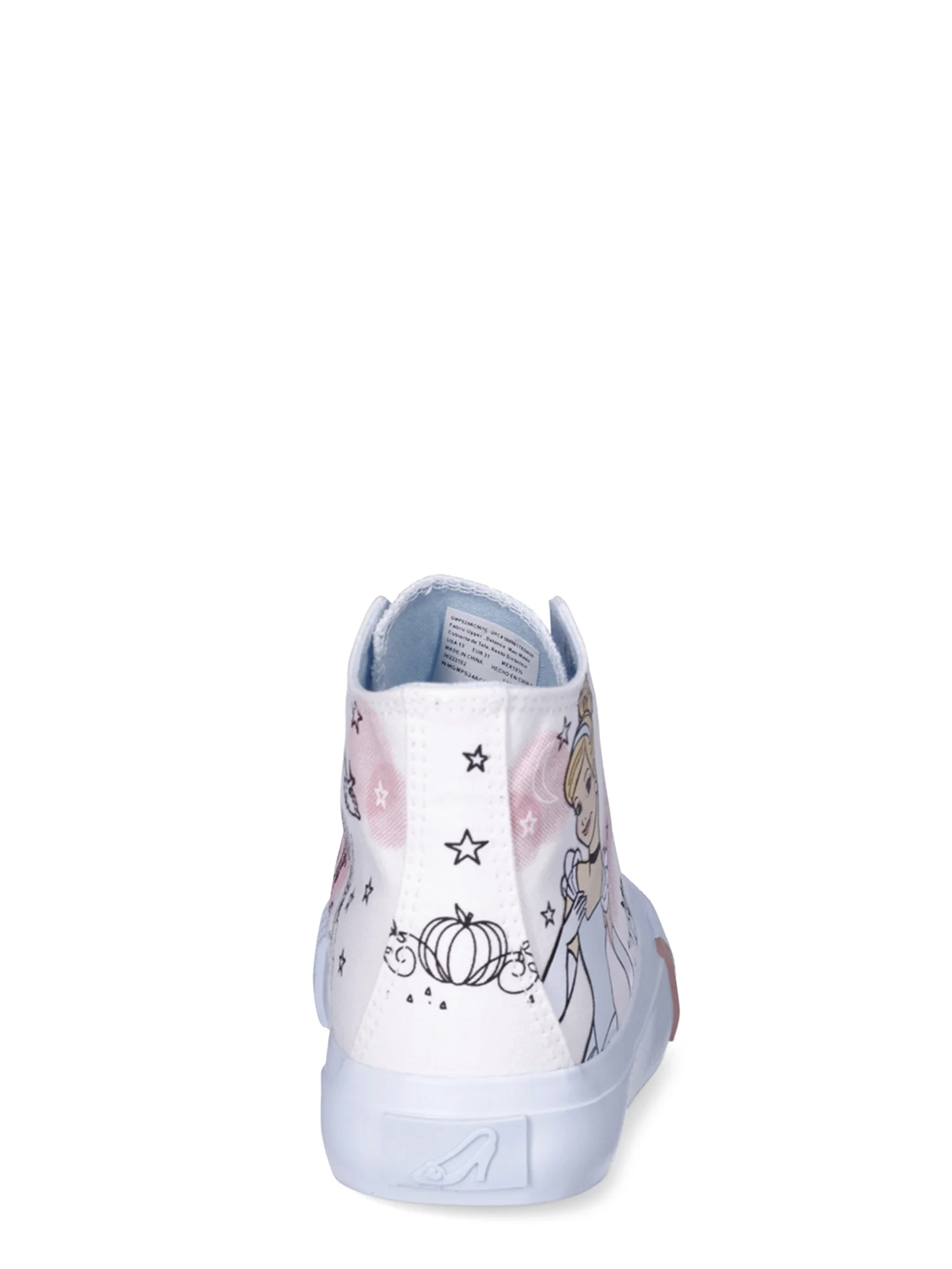 Disney Princess Little Girl & Big Girl Cinderella High Top Sneakers