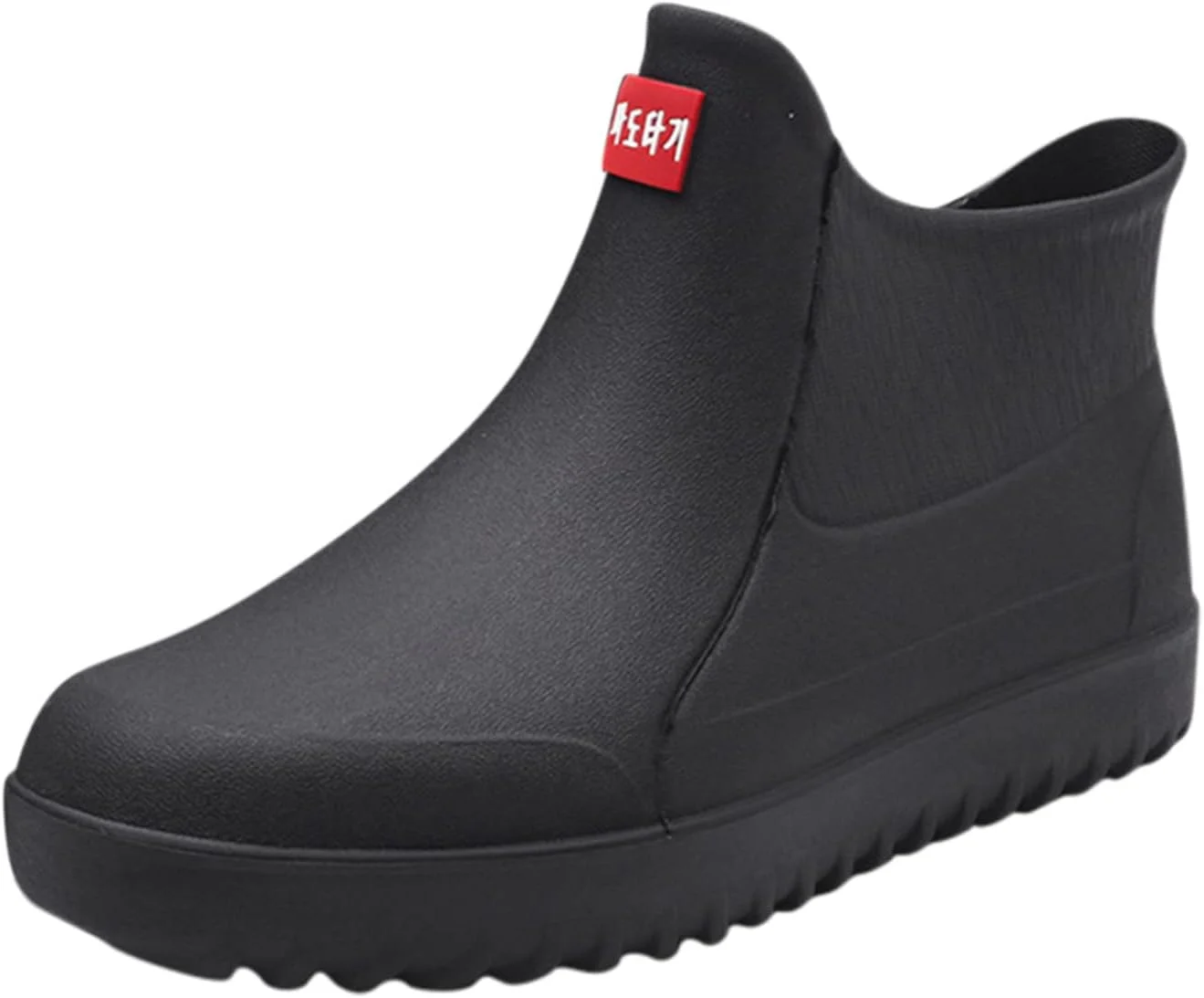 Men Short Rain Boots Garden Shoes Non Slip MenComfortable Insole Fashion Lightweight Ankle Women Boots