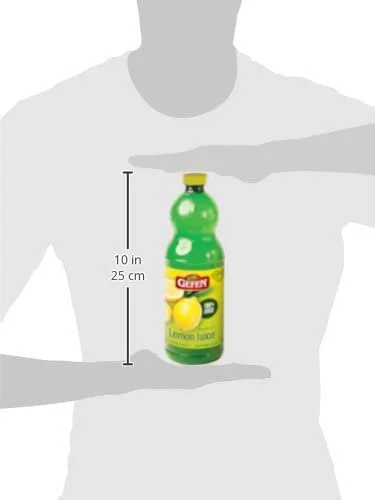 Gefen Lemon Juice, 32oz 2 pack 100% Juice From Concentrate