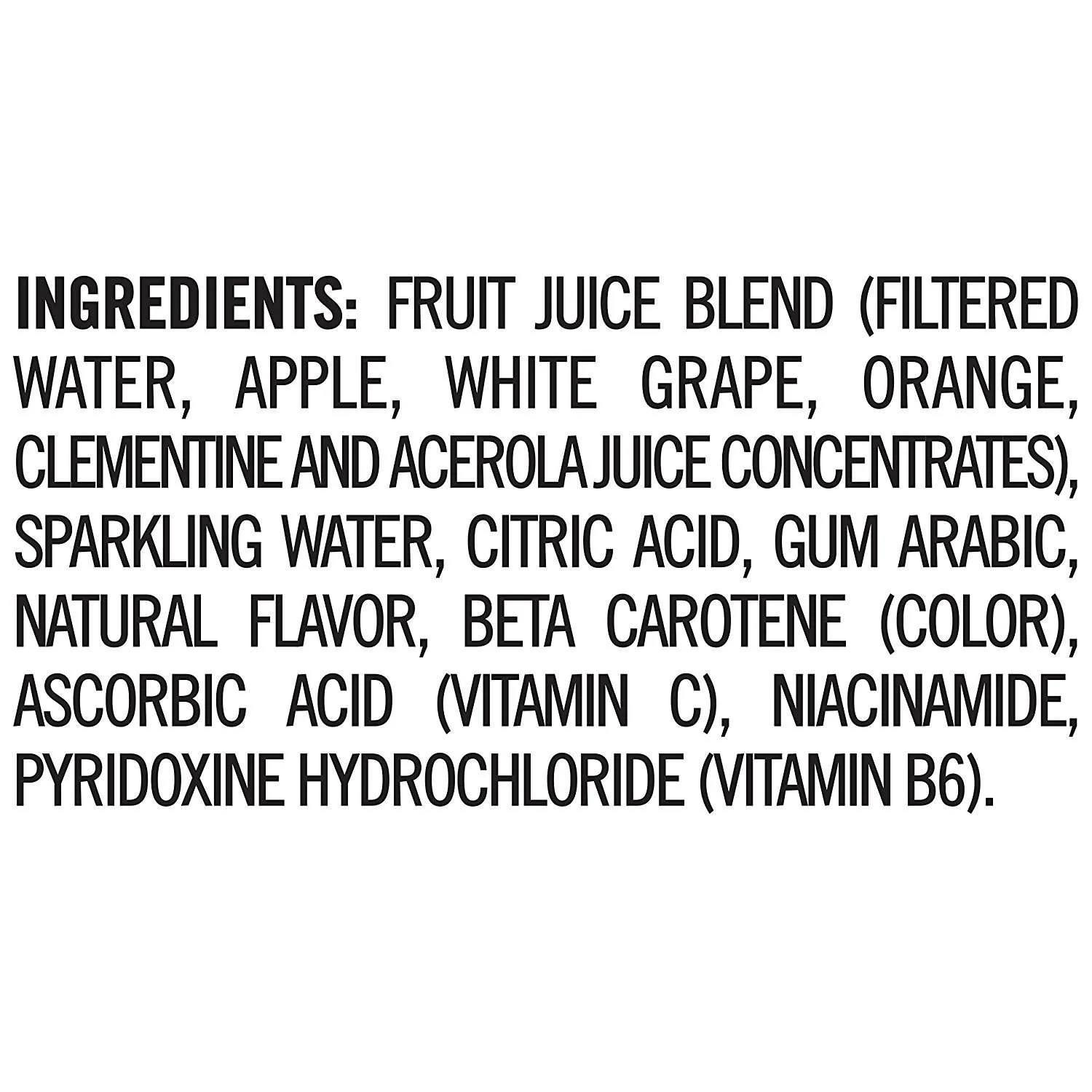 IZZE Sparkling Juice, Clementine, 8.4 oz Cans, 24 Count