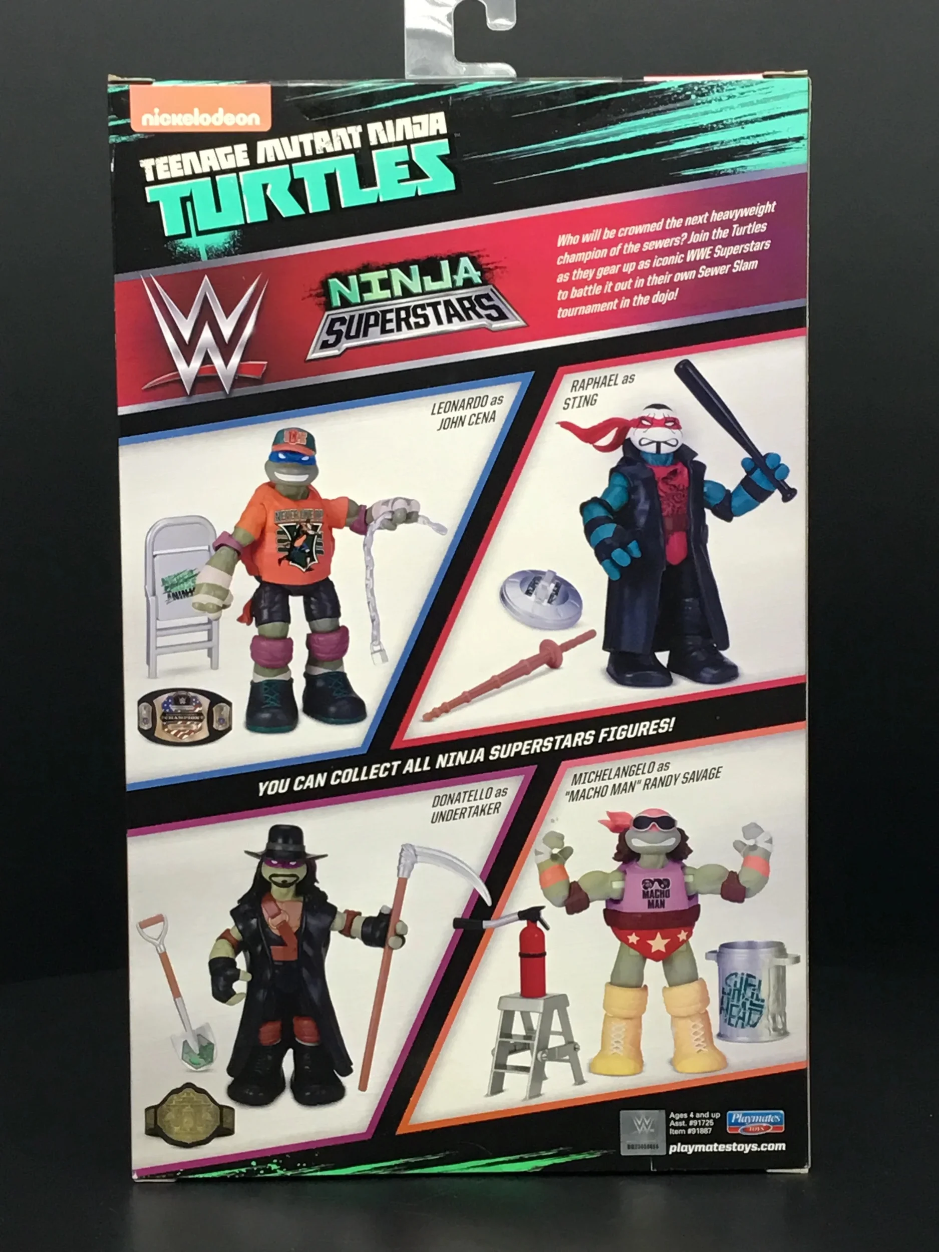 Playmates - Teenage Mutant Ninja Turtles - WWE - Donatello as Undertaker