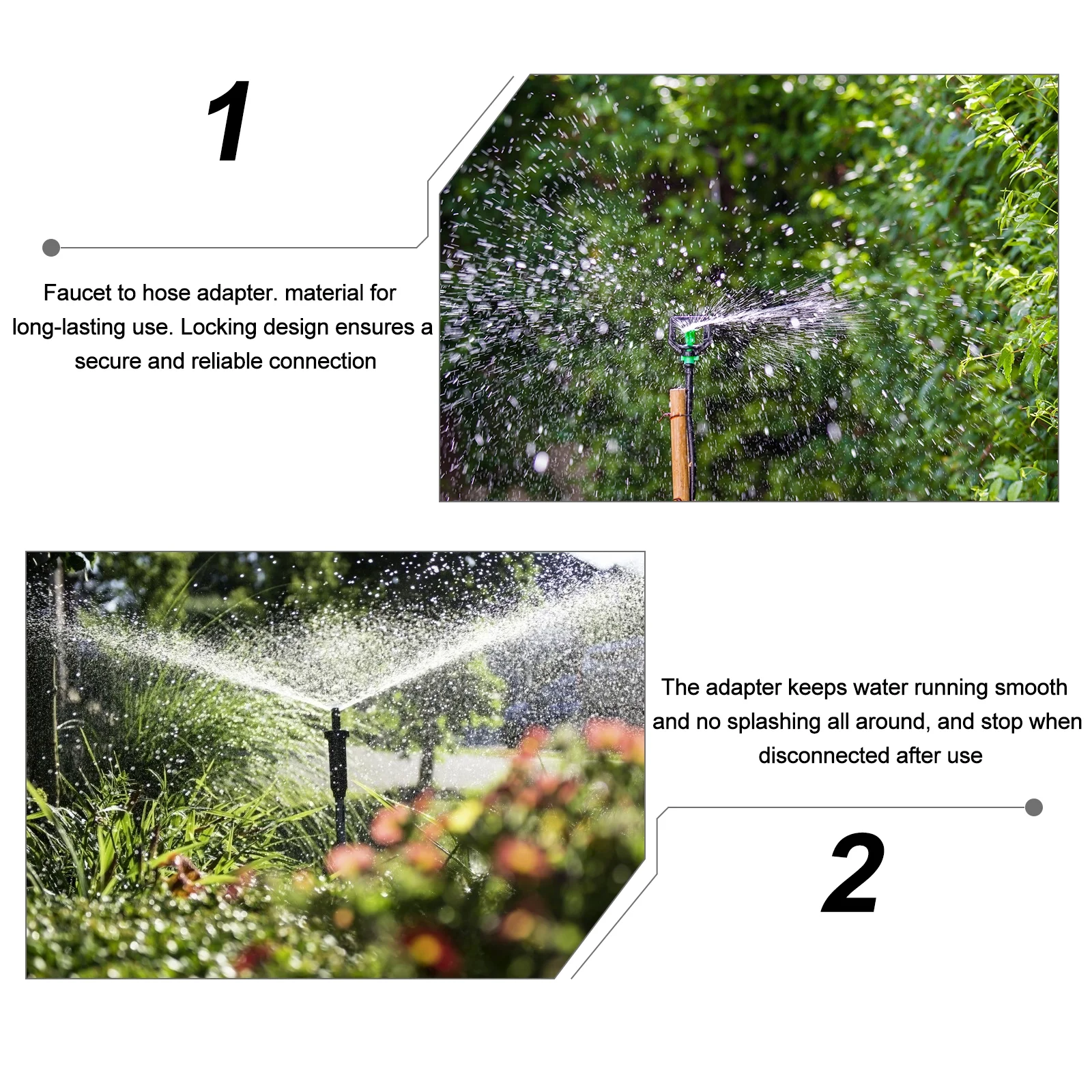 Dripper 100 Pcs Garden Irrigation System Sprinkler Lawncare Grass Potted See Pom
