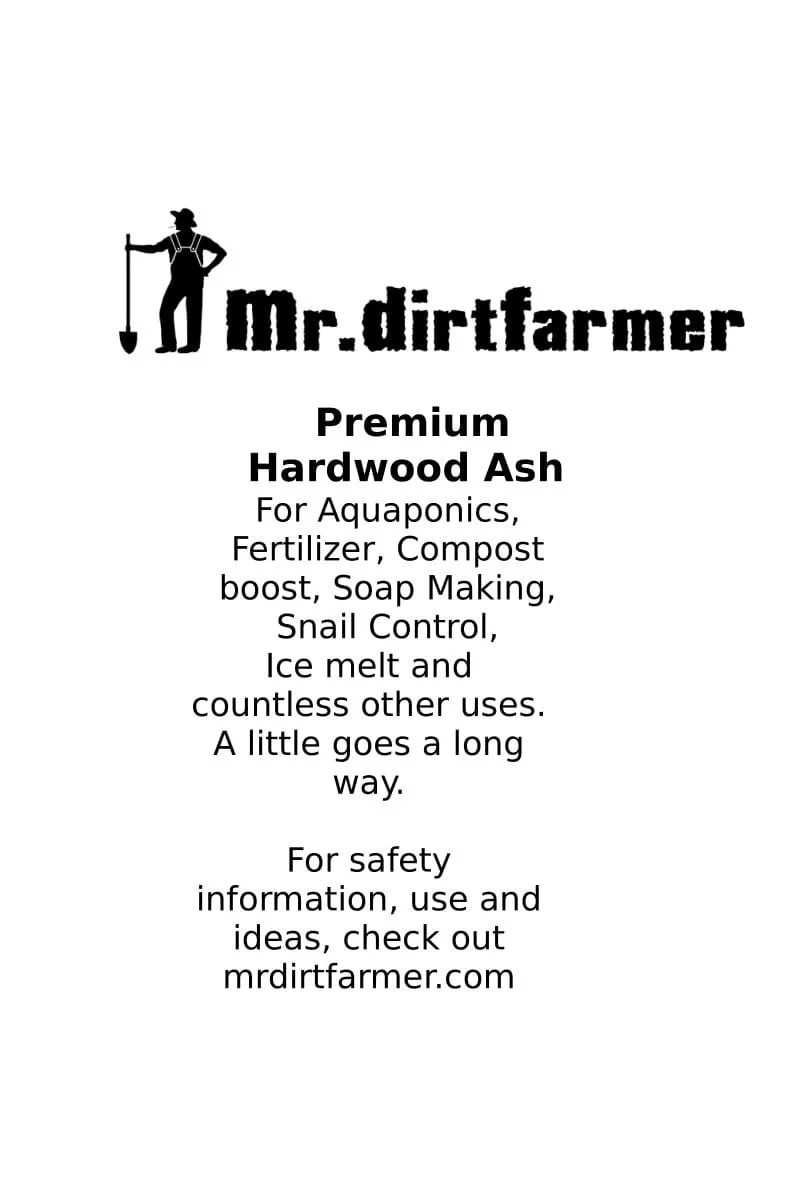 Premium Double Sifted Clean Hardwood Ash - Free Shipping in USA