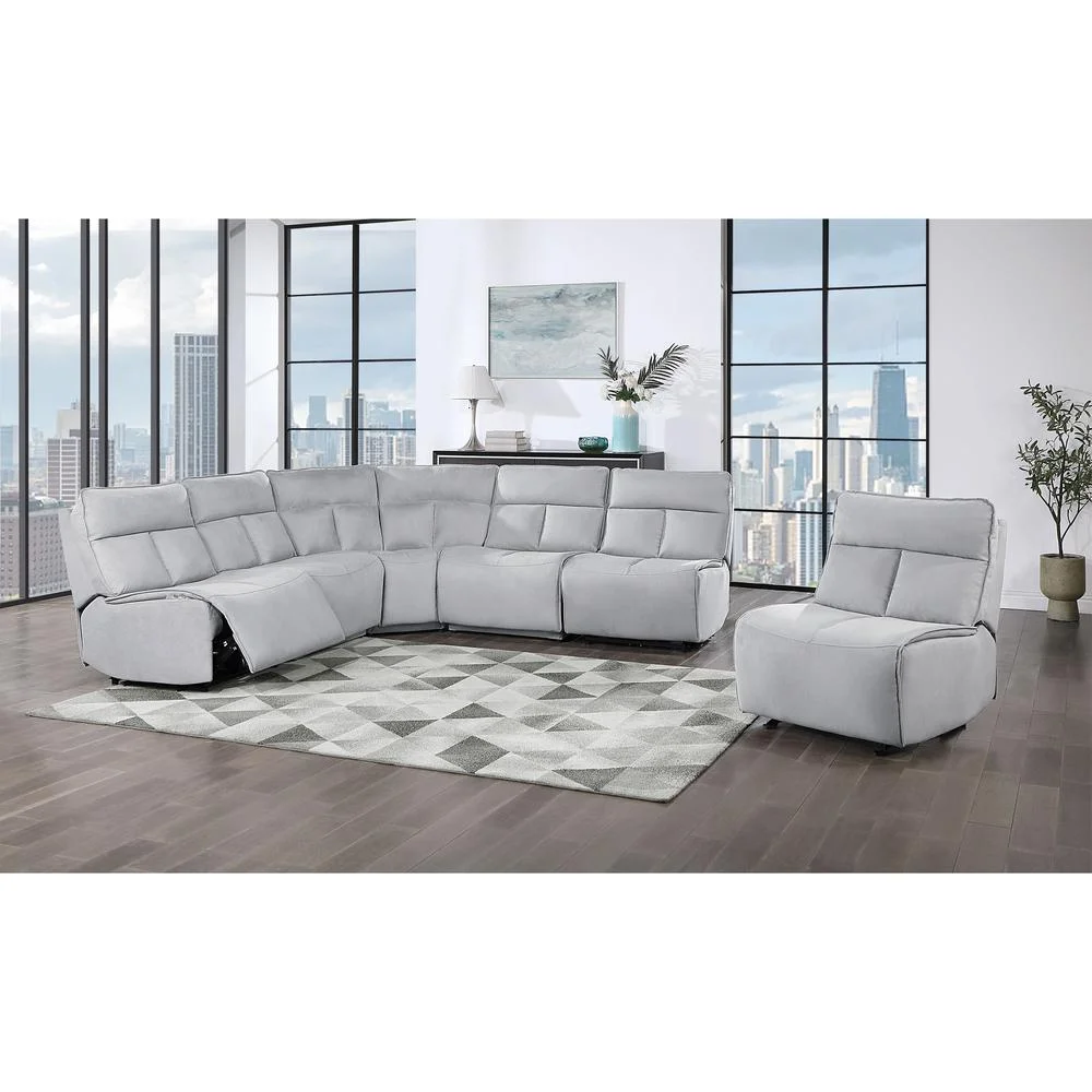 Global Furniture Build It Your Way U8088 Grey Armless Glider Chair