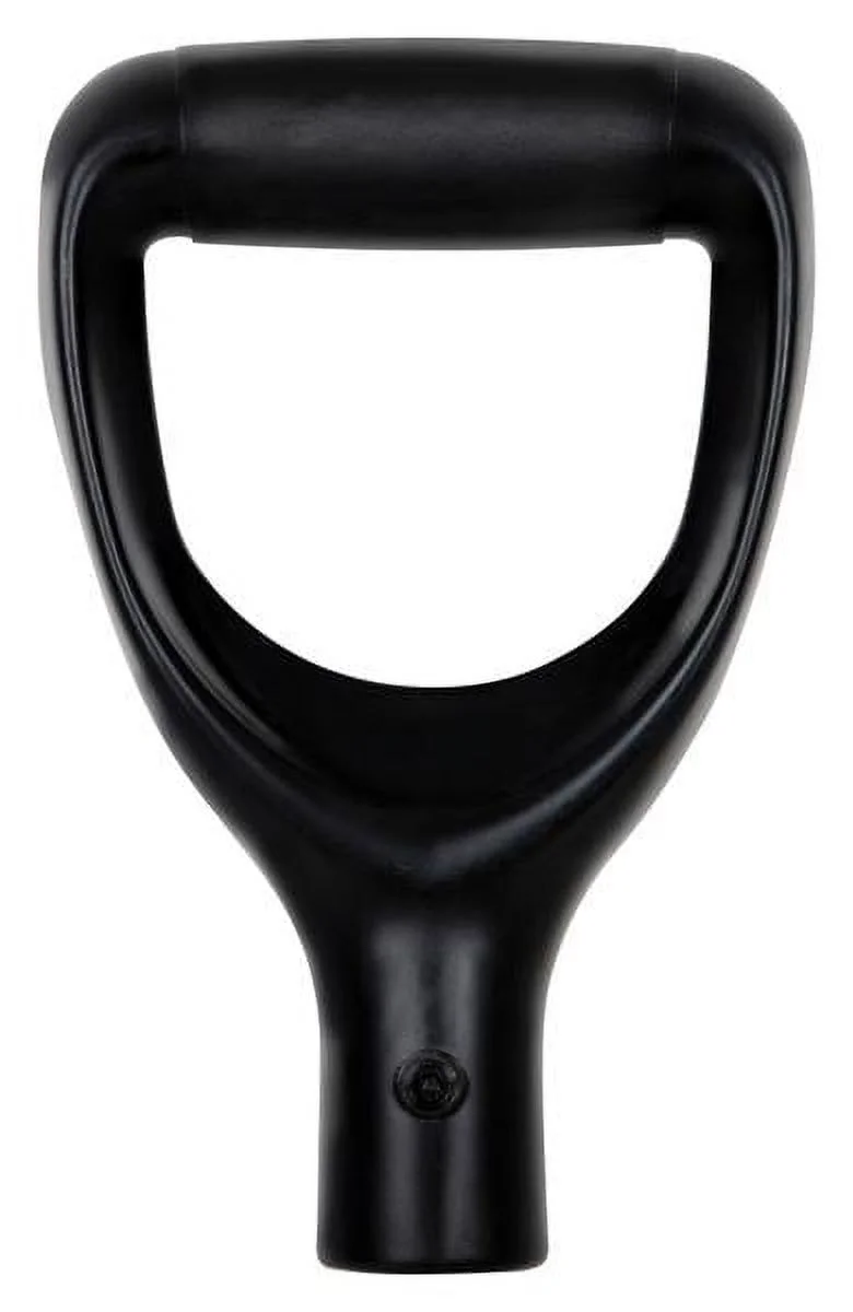 2 PC Truper Polypropylene Black Hickory/Fiberglass Replacement D-Grip Handle 6.2 L in.