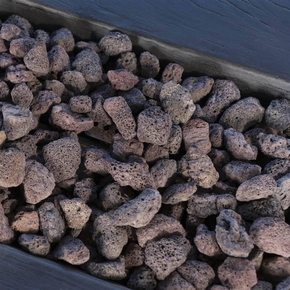 Christopher Knight Home Custer Outdoor 50,000 BTU Lightweight Concrete Fire Pit Table by  Grey